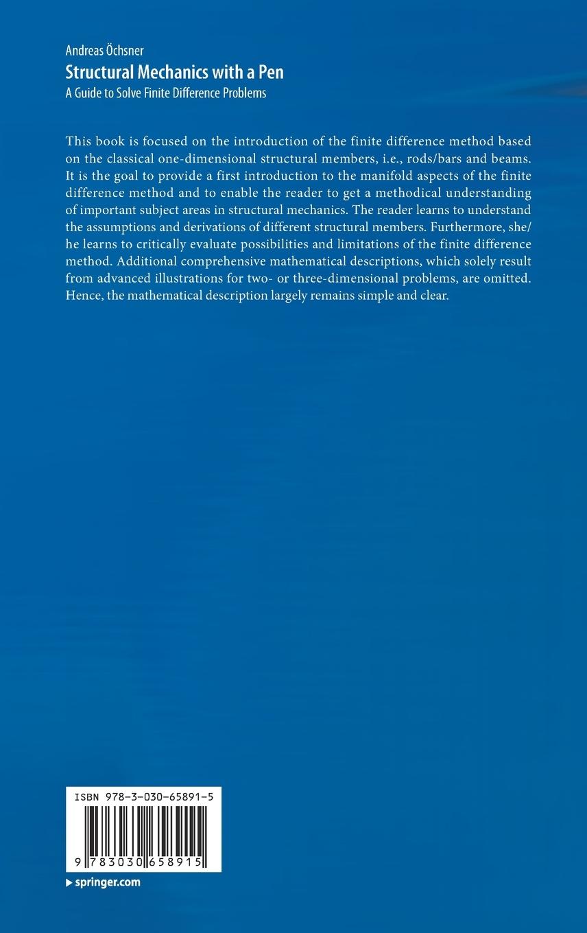 Rückseitencover Structural Mechanics with a Pen