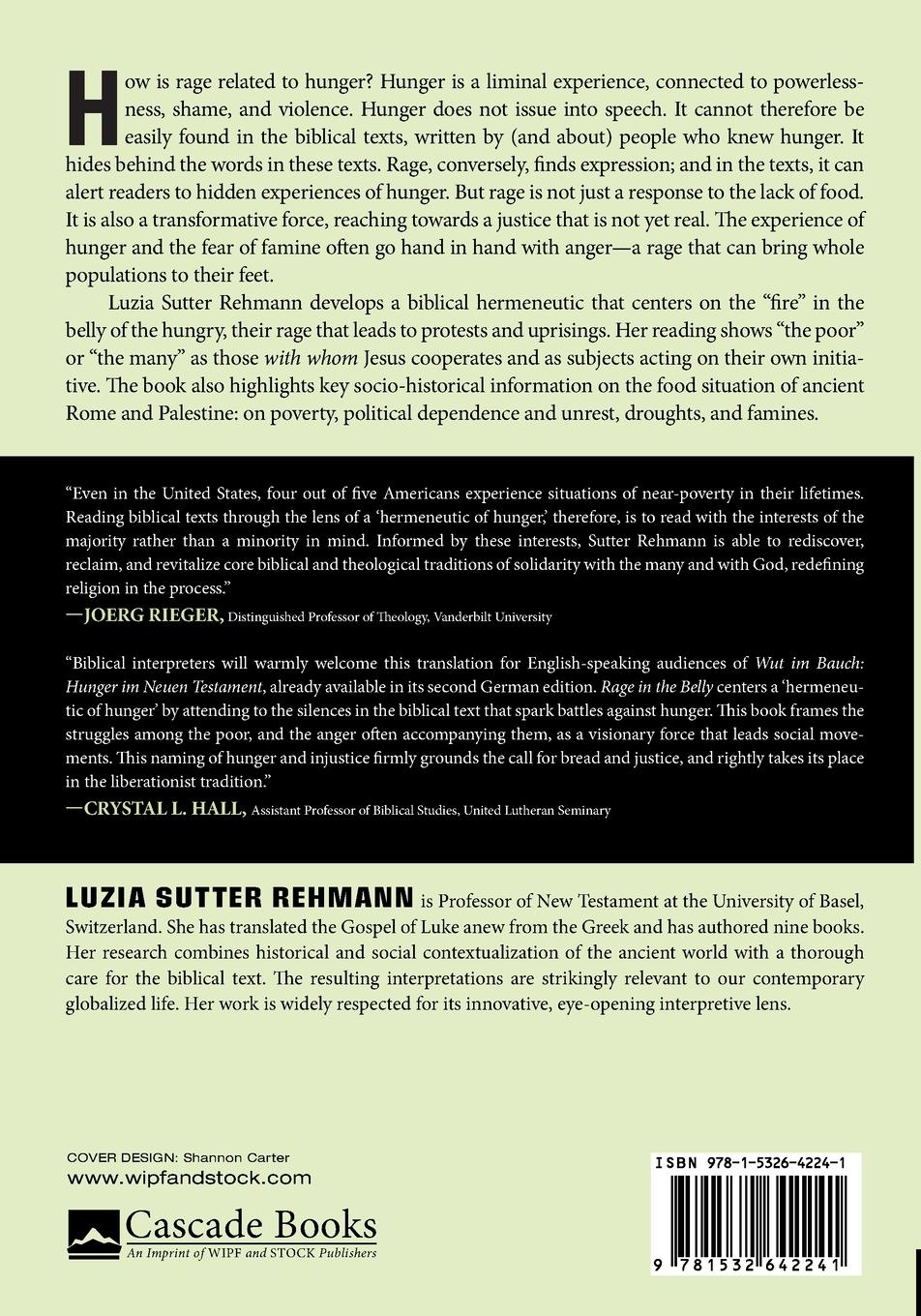 Rückseitencover Rage in the Belly