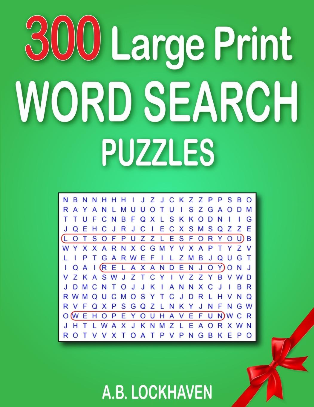 Vorderes Coverbild 300 Large Print Word Search Puzzles