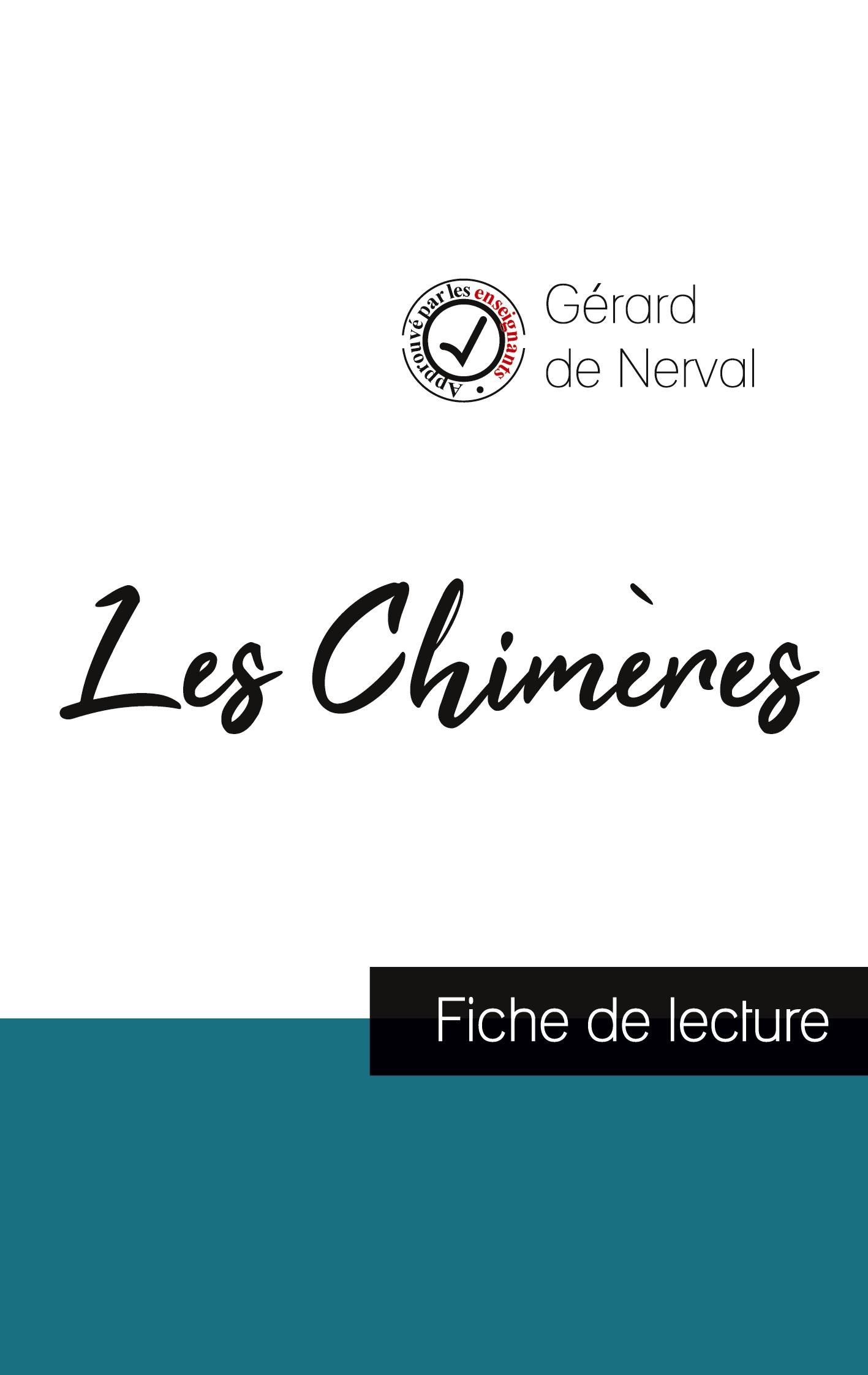 Vorderes Coverbild Les Chimères de Gérard de Nerval (fiche de lecture et analyse complète de l'oeuvre)
