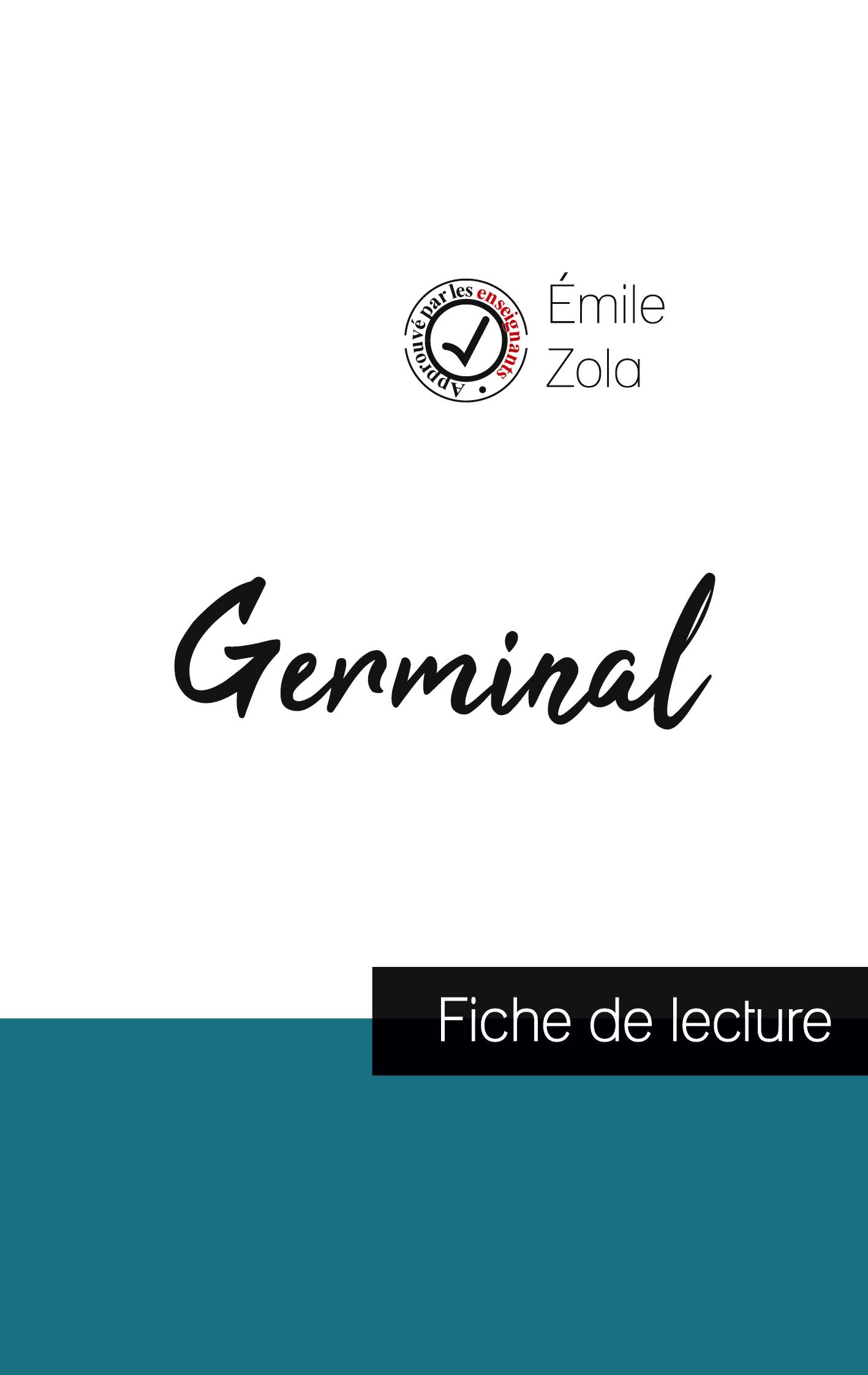 Vorderes Coverbild Germinal de Émile Zola (fiche de lecture et analyse complète de l'oeuvre)