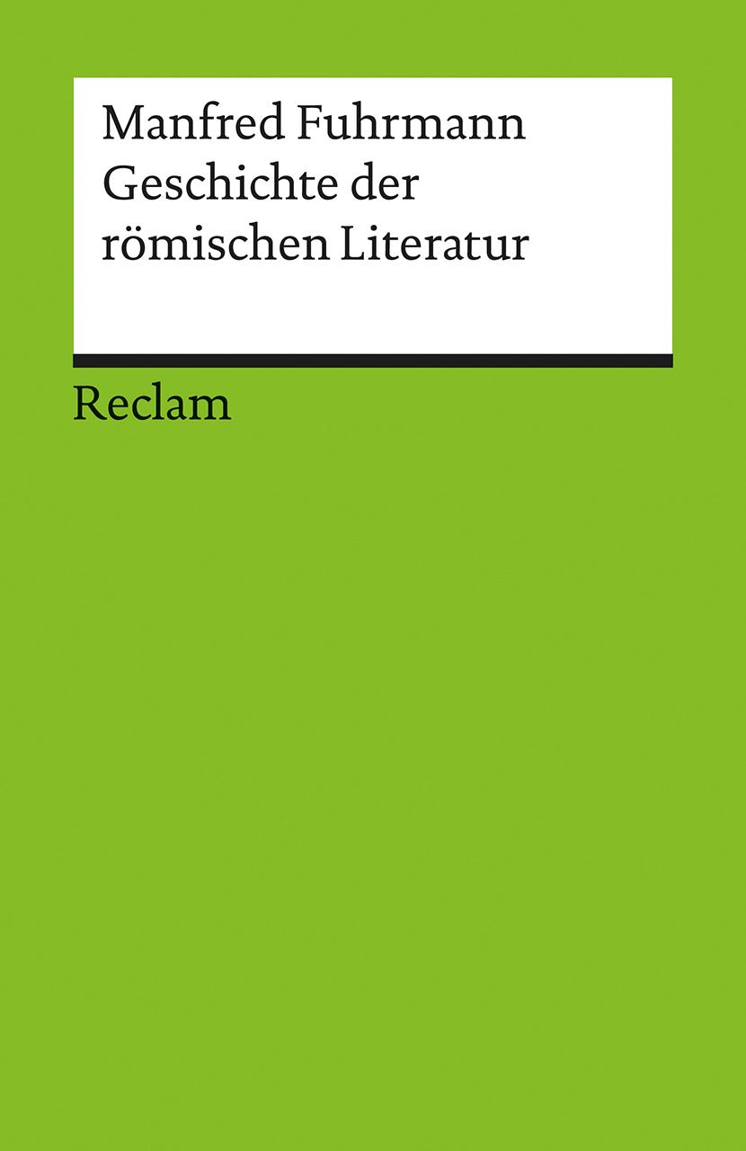 Vorderes Coverbild Geschichte der römischen Literatur
