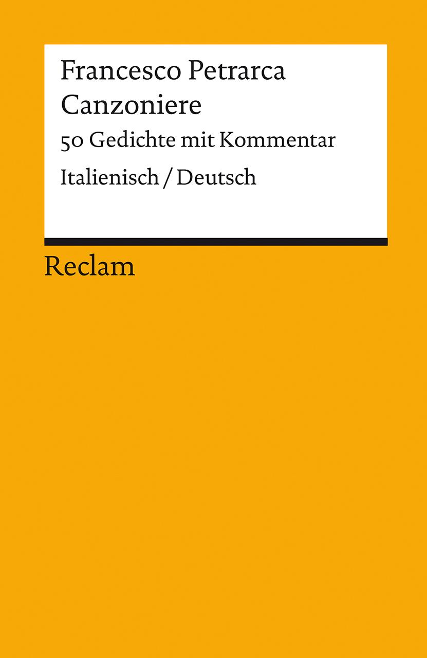 Vorderes Coverbild Canzoniere