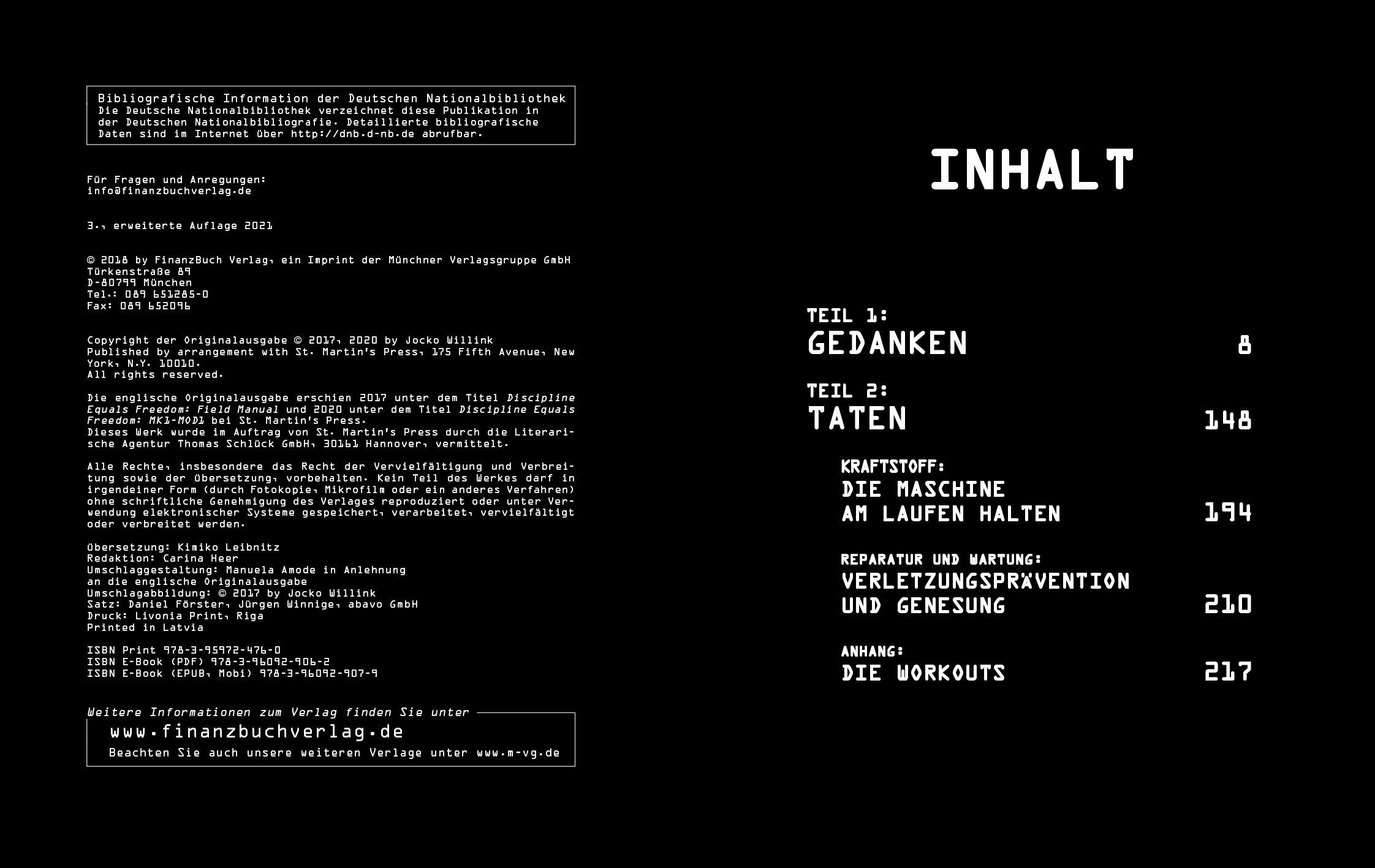 Beispielinhalt (Bild) Der Weg der Disziplin - Expanded Edition