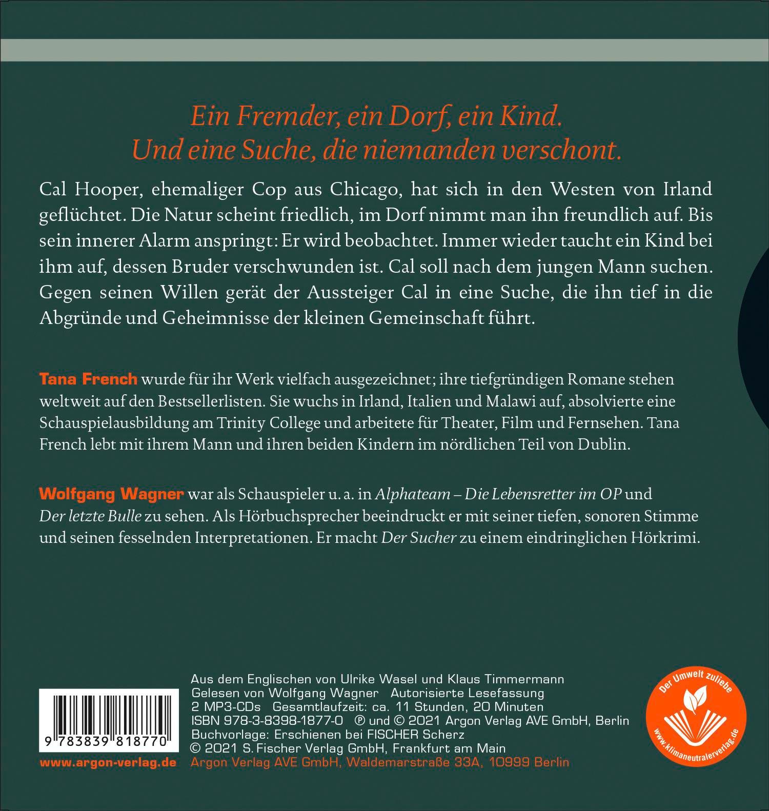 Rückseitencover Der Sucher