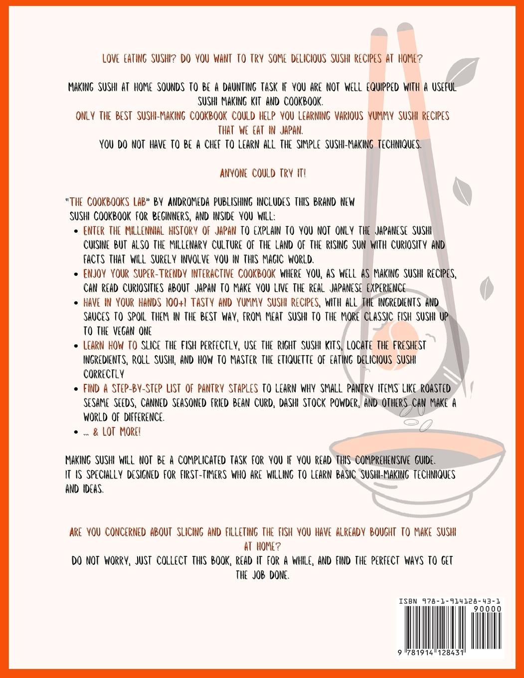 Rückseitencover Sushi Cookbook