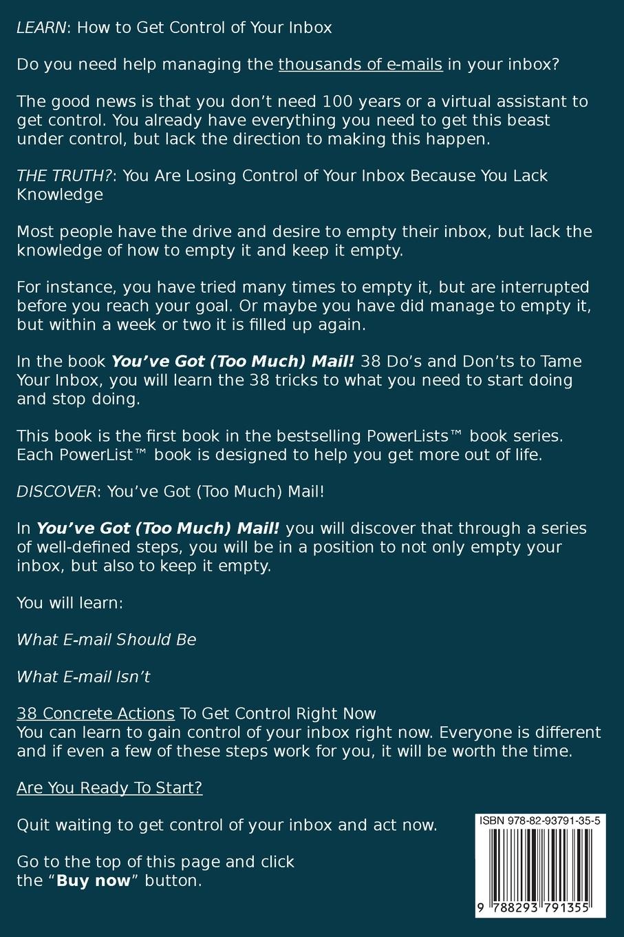 Rückseitencover Email