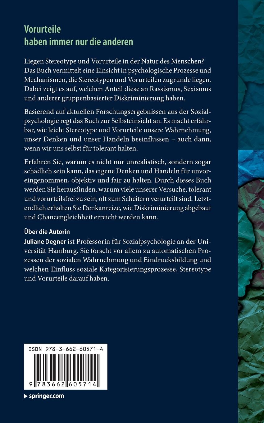 Rückseitencover Vorurteile