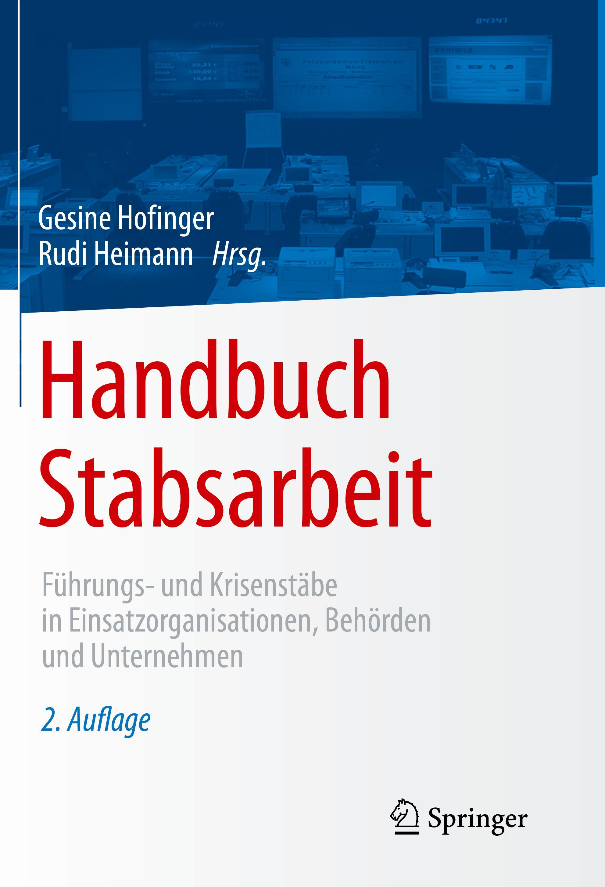 Vorderes Coverbild Handbuch Stabsarbeit