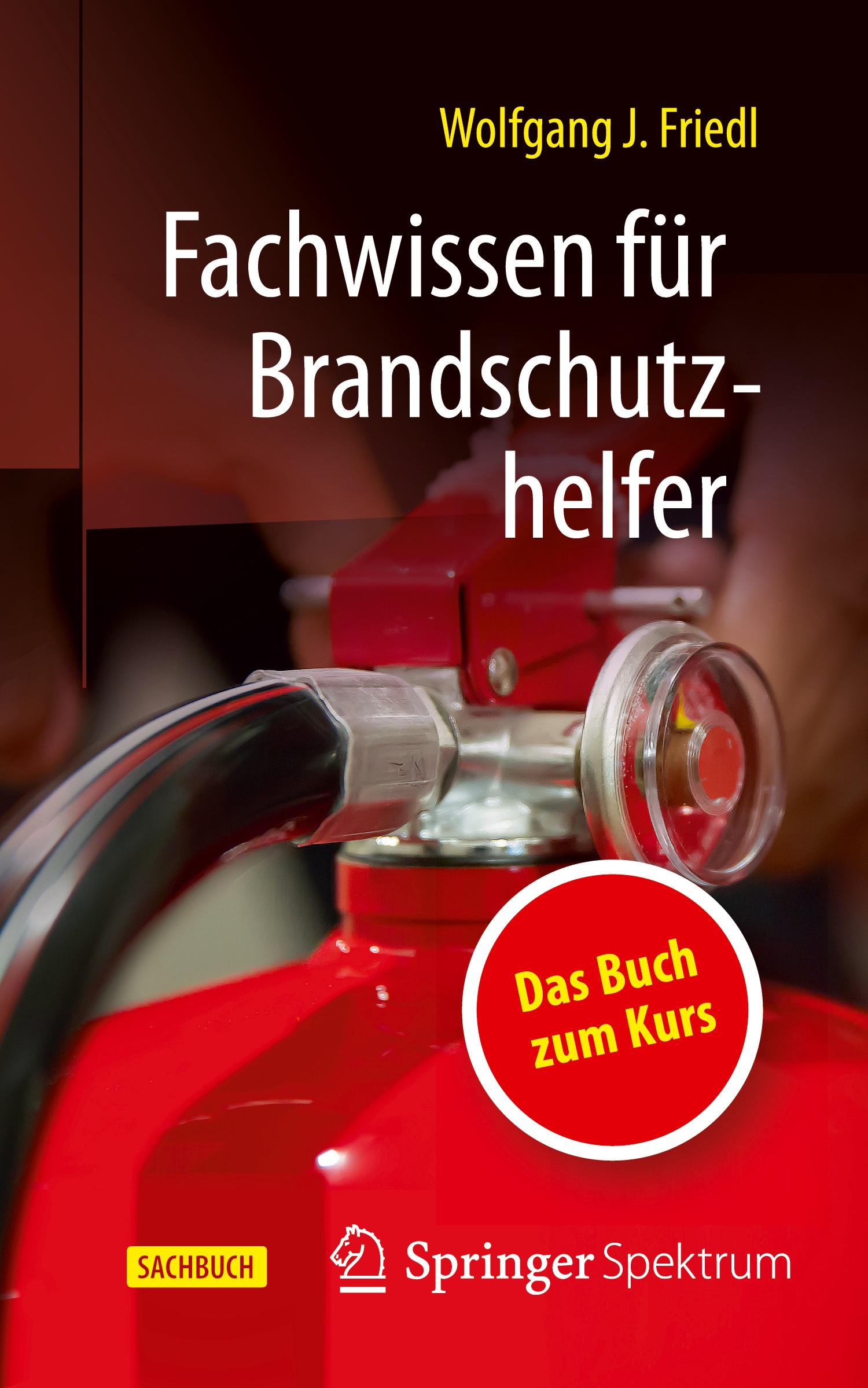 Vorderes Coverbild Fachwissen für Brandschutzhelfer