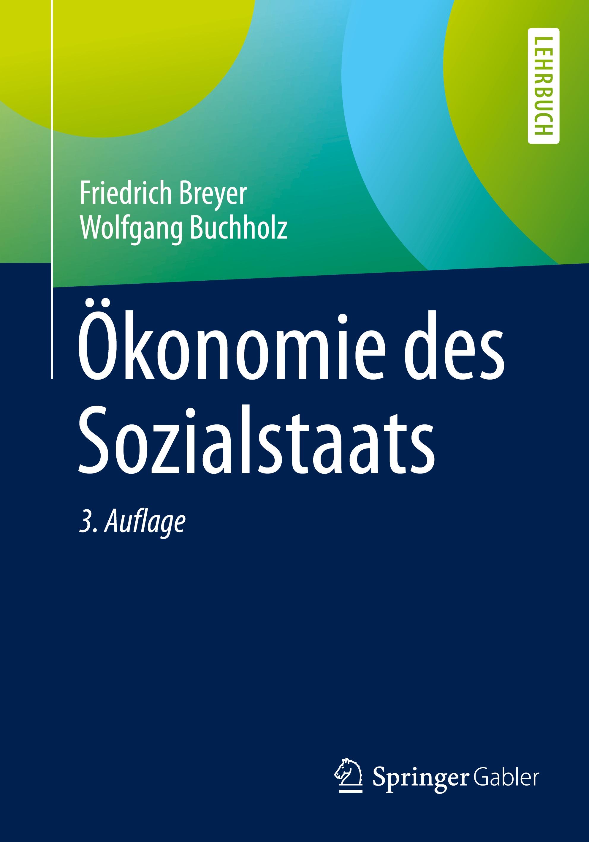 Vorderes Coverbild Ökonomie des Sozialstaats