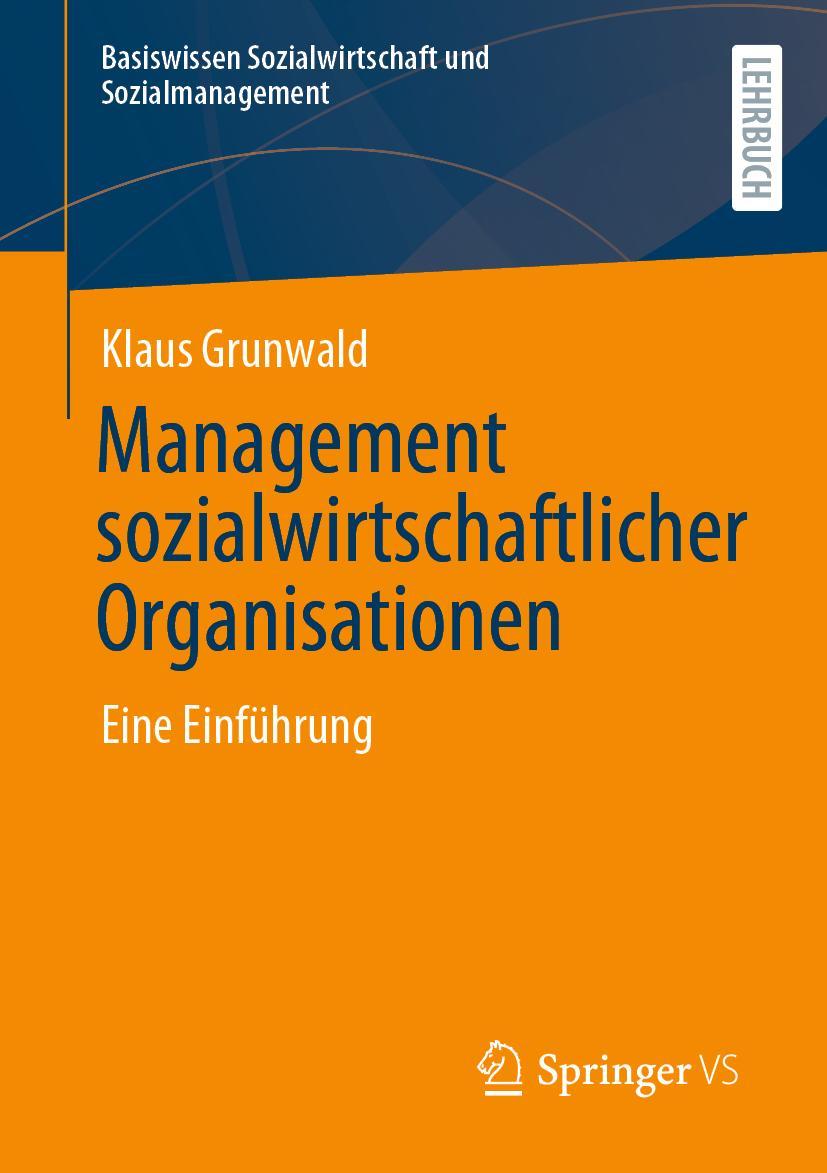 Vorderes Coverbild Management sozialwirtschaftlicher Organisationen