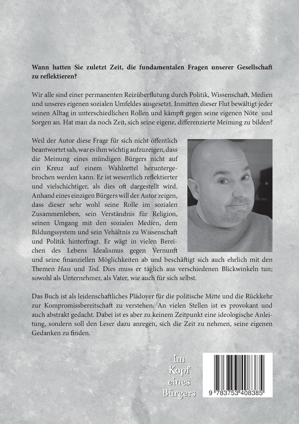 Rückseitencover Im Kopf eines Bürgers