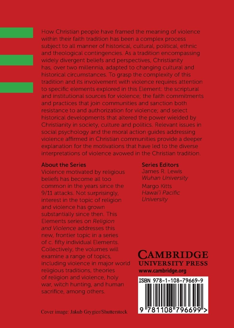 Rückseitencover Christianity and Violence