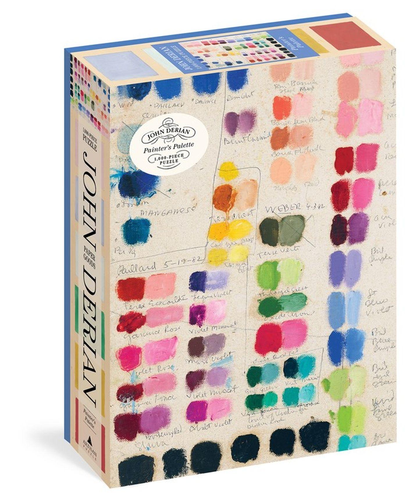 Vorderes Coverbild John Derian Paper Goods: Painter's Palette 1,000-Piece Puzzle