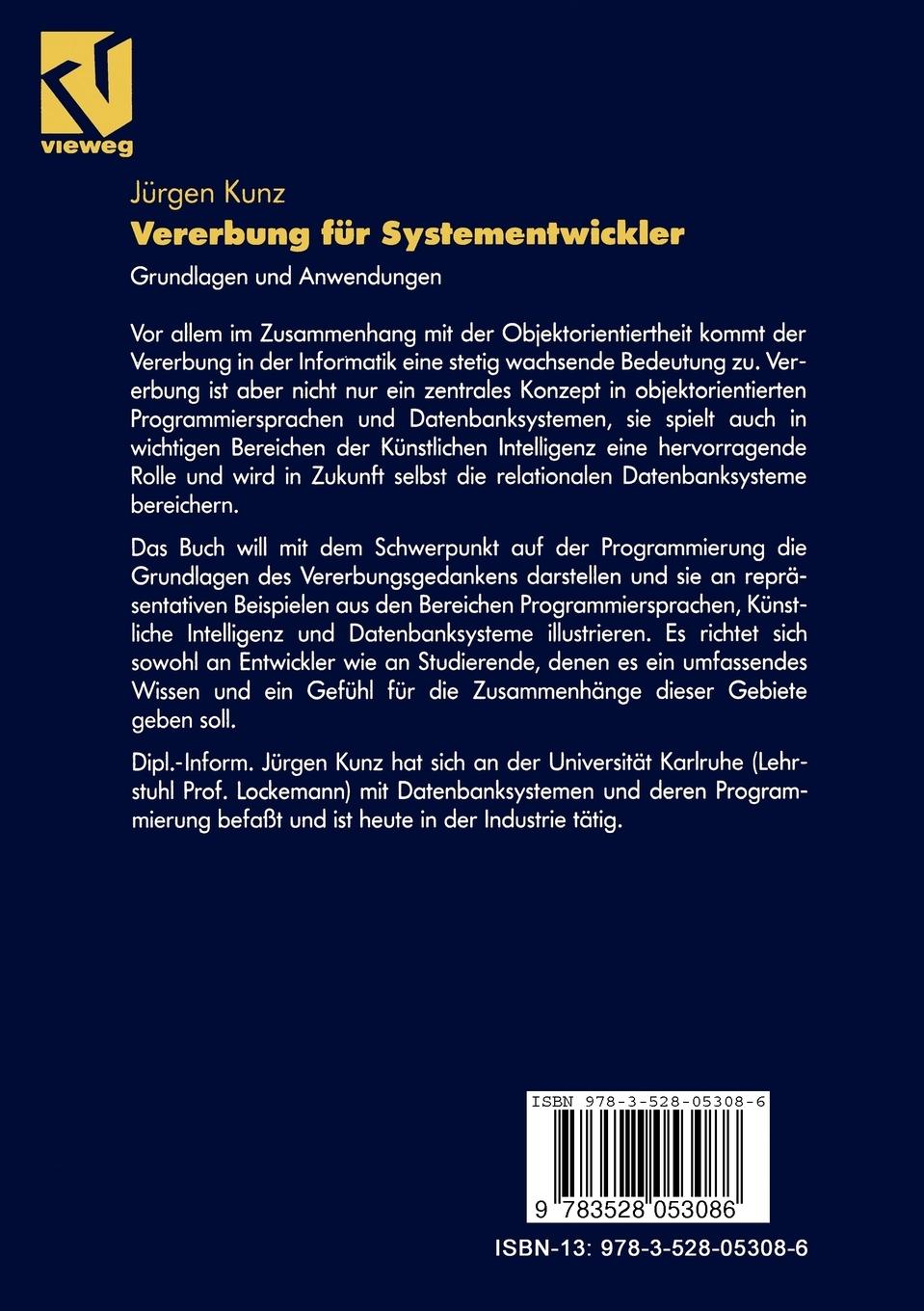 Rückseitencover Vererbung für Systementwickler
