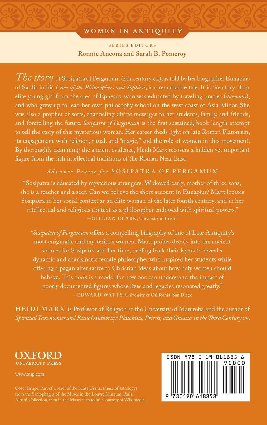 Rückseitencover Sosipatra of Pergamum