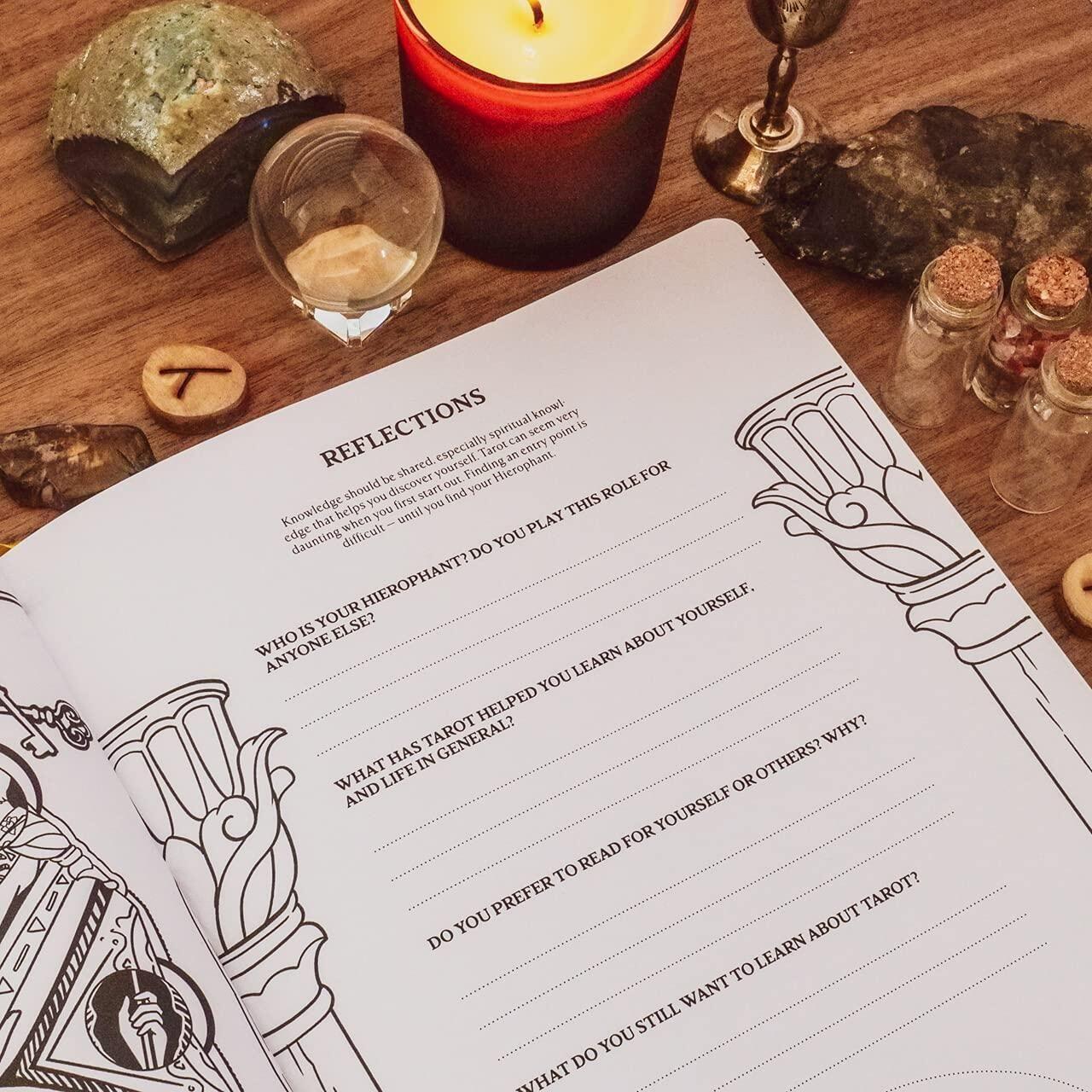 Beispielinhalt (Bild) Modern Witch Tarot Coloring Book