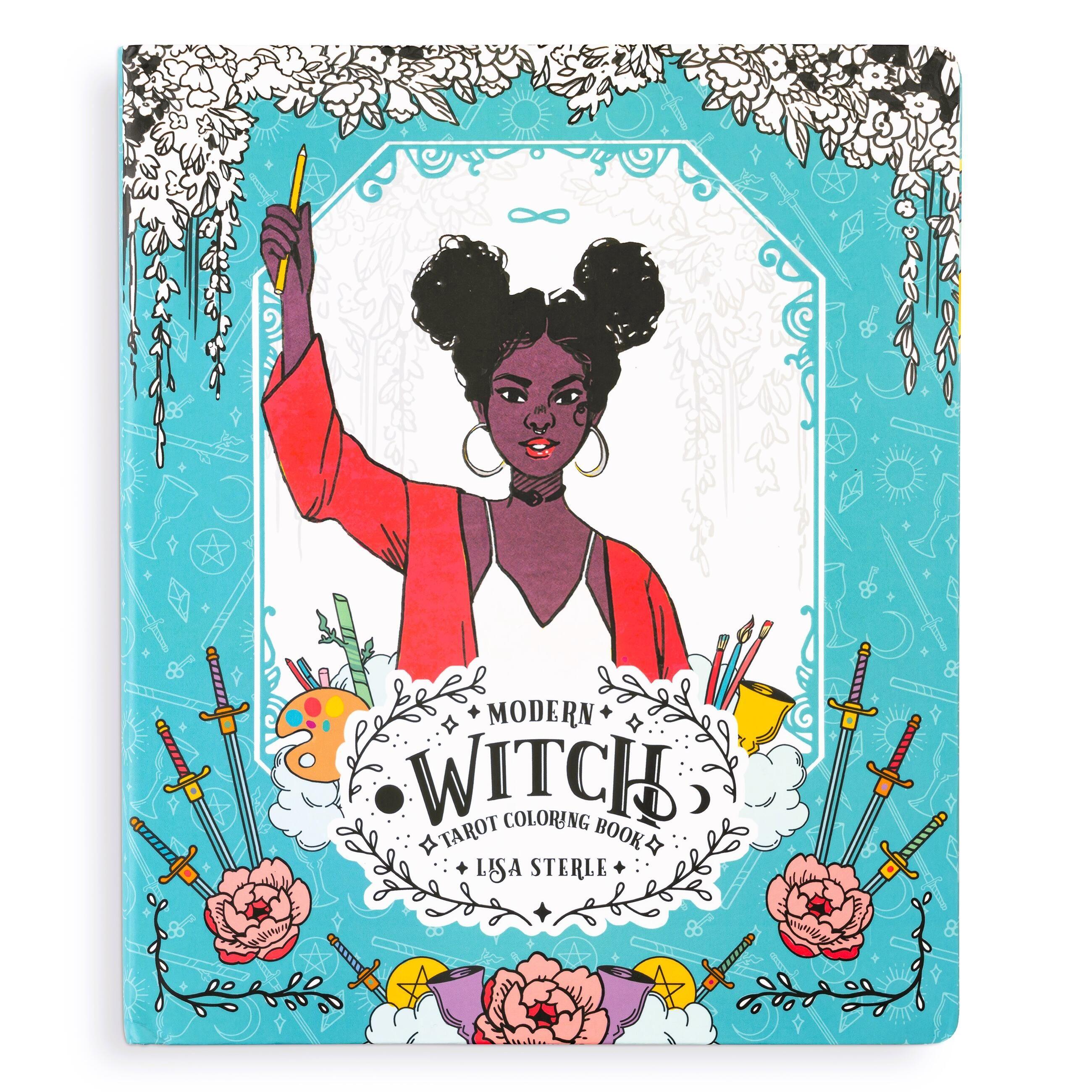 Beispielinhalt (Bild) Modern Witch Tarot Coloring Book