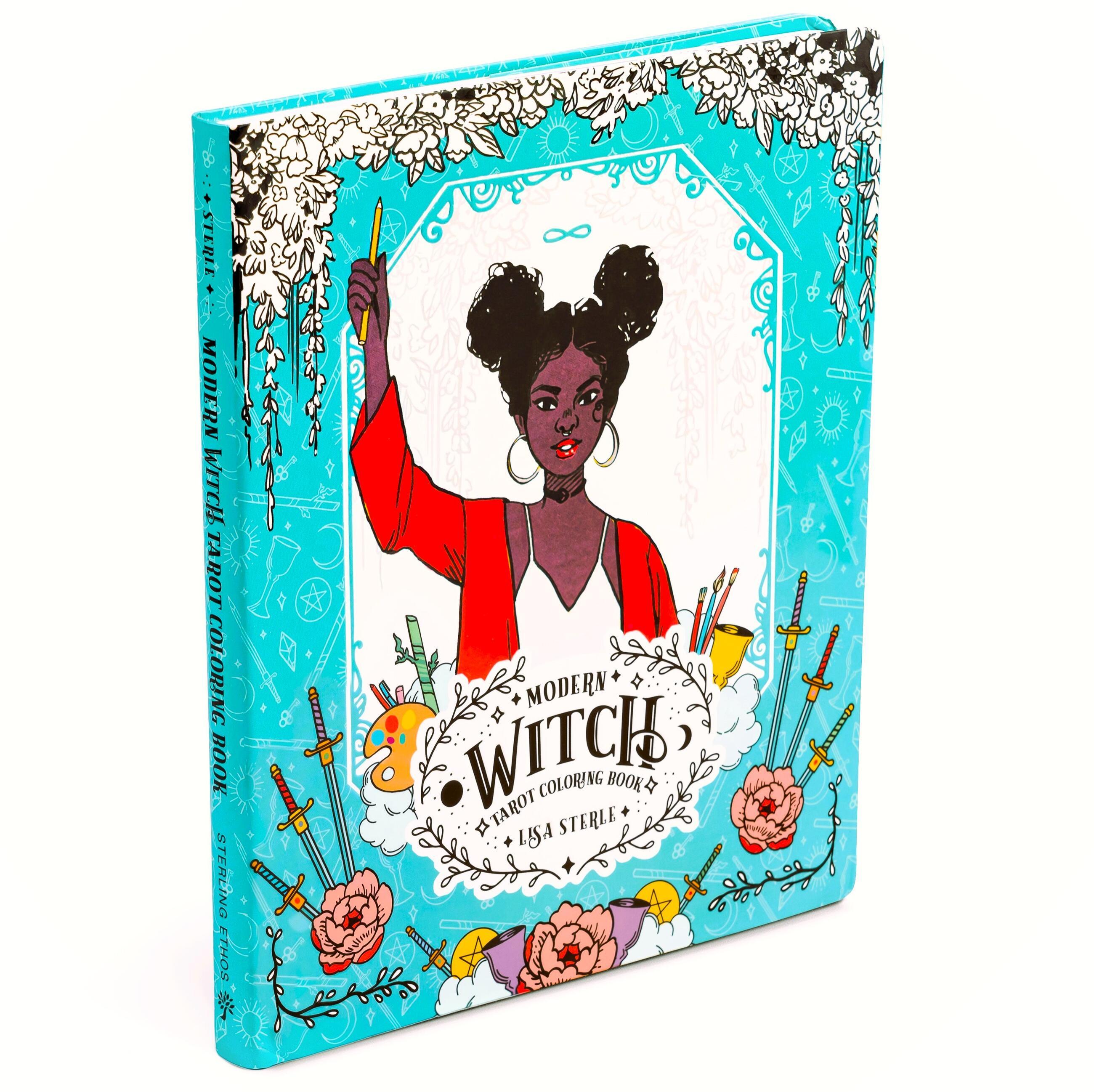 Vorderes Coverbild Modern Witch Tarot Coloring Book