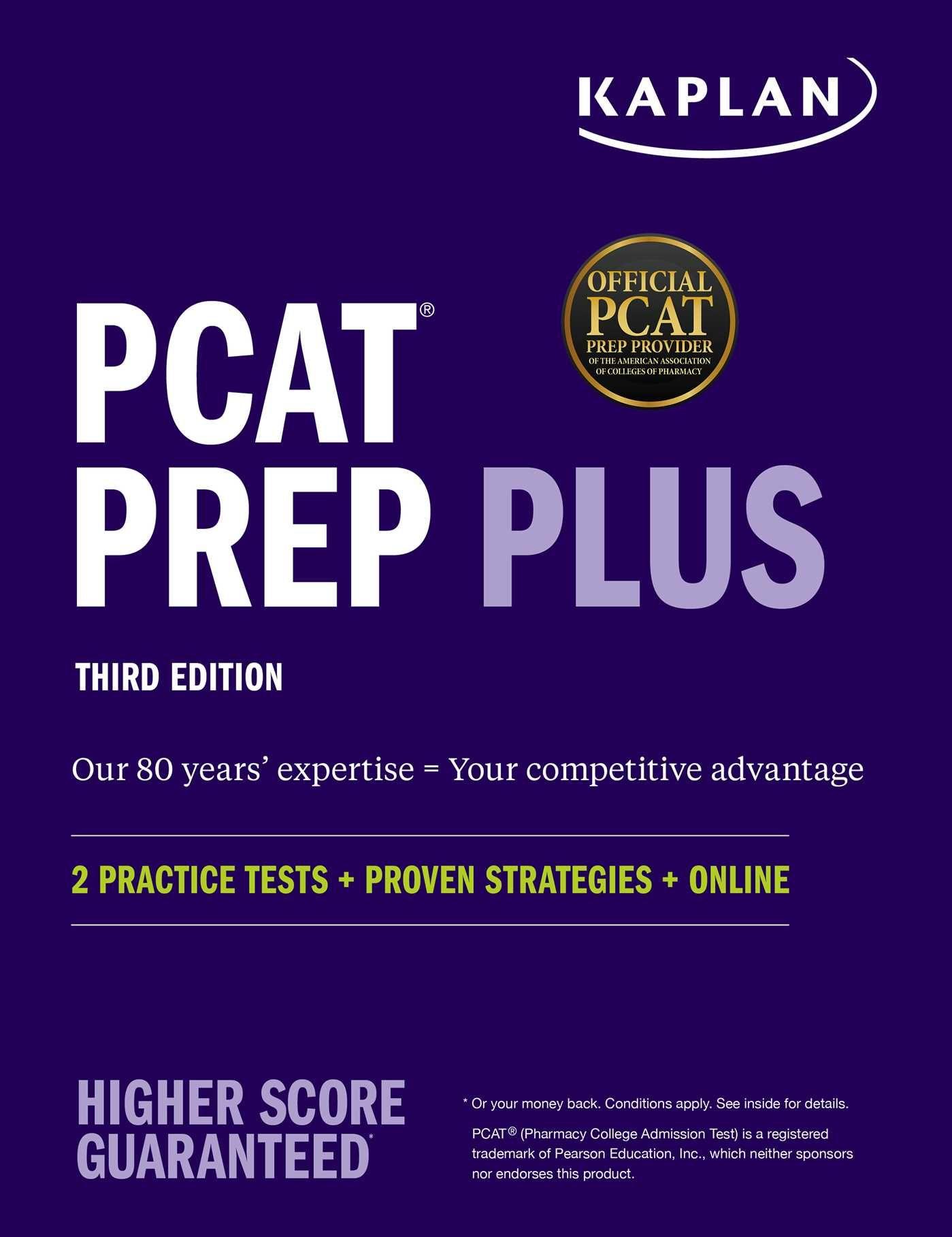 Vorderes Coverbild PCAT Prep Plus