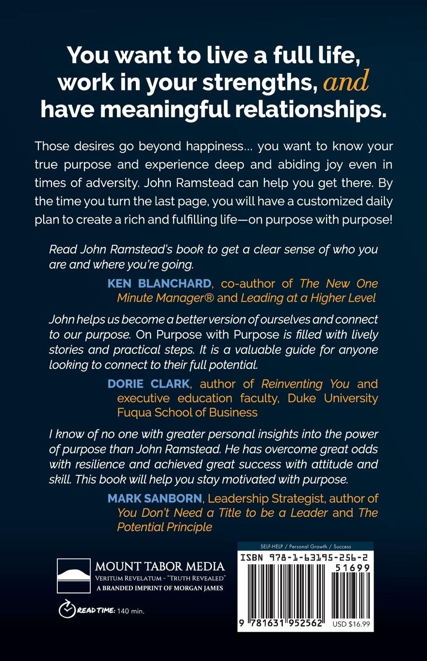 Rückseitencover On Purpose With Purpose