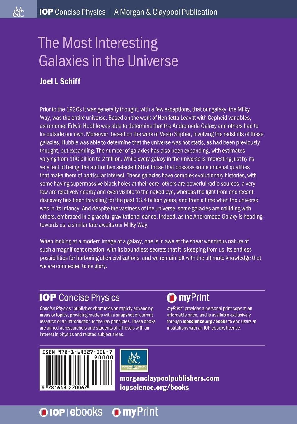 Rückseitencover The Most Interesting Galaxies in the Universe