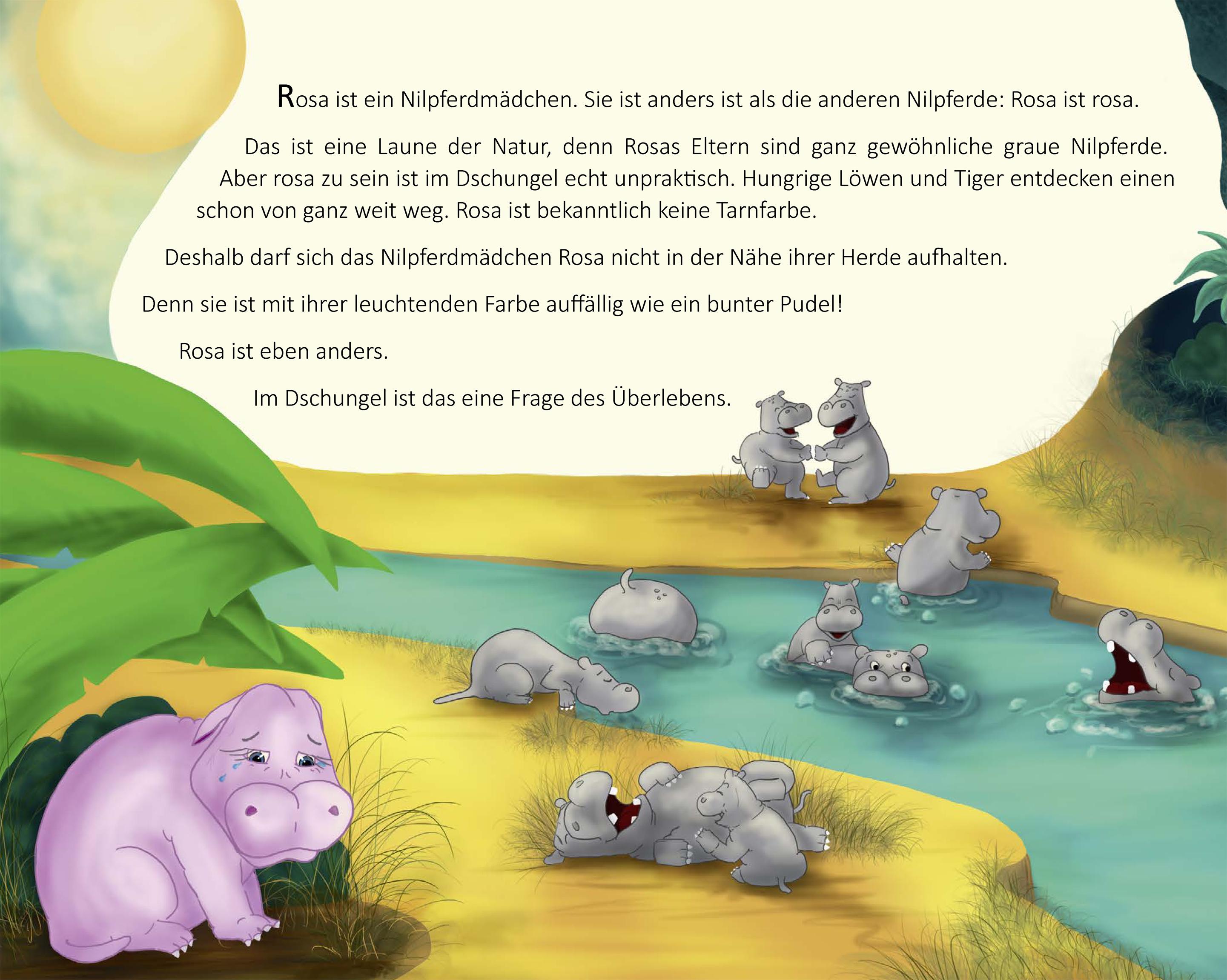 Beispielinhalt (Bild) ROSA sucht das Regenbogenland