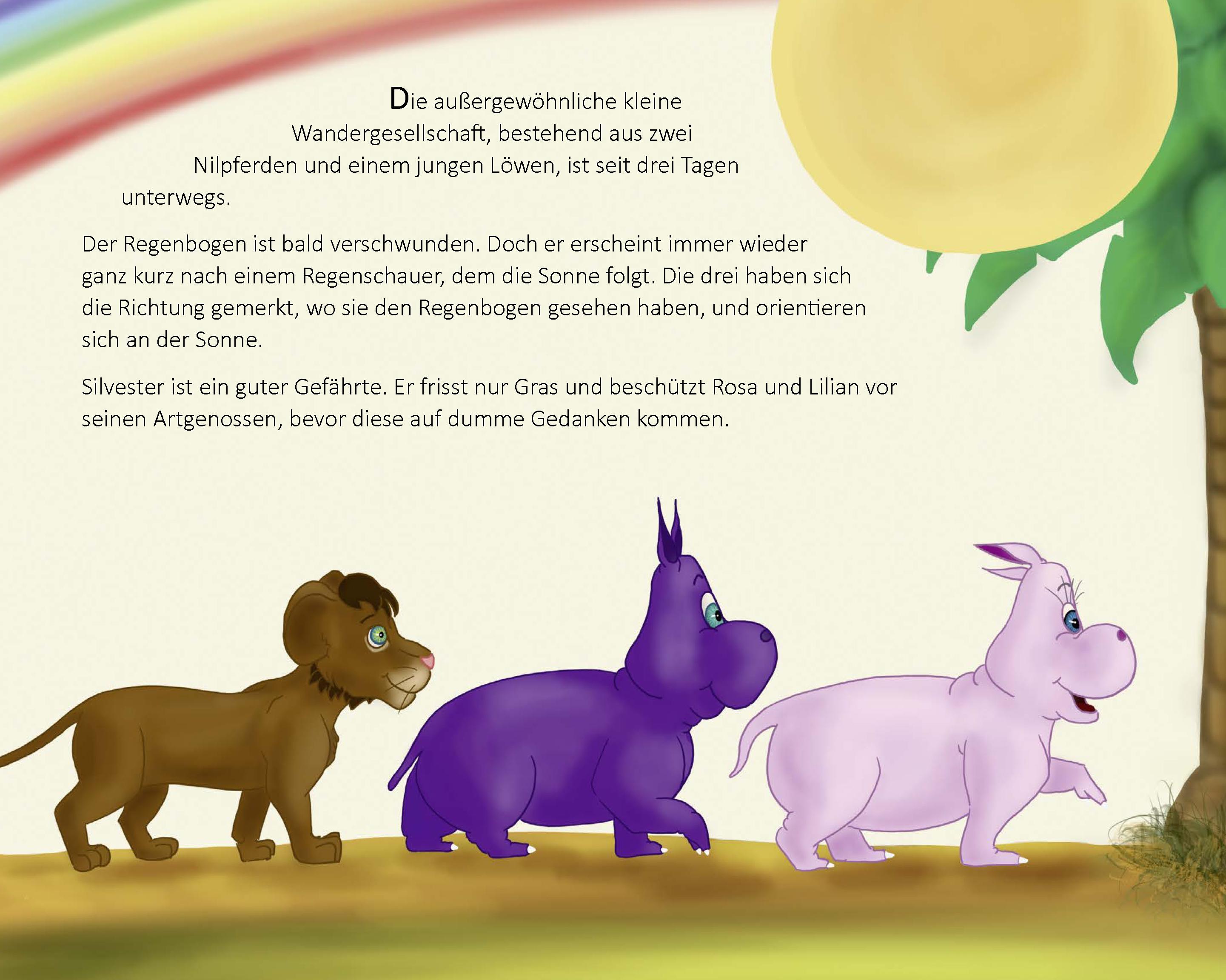 Beispielinhalt (Bild) ROSA sucht das Regenbogenland