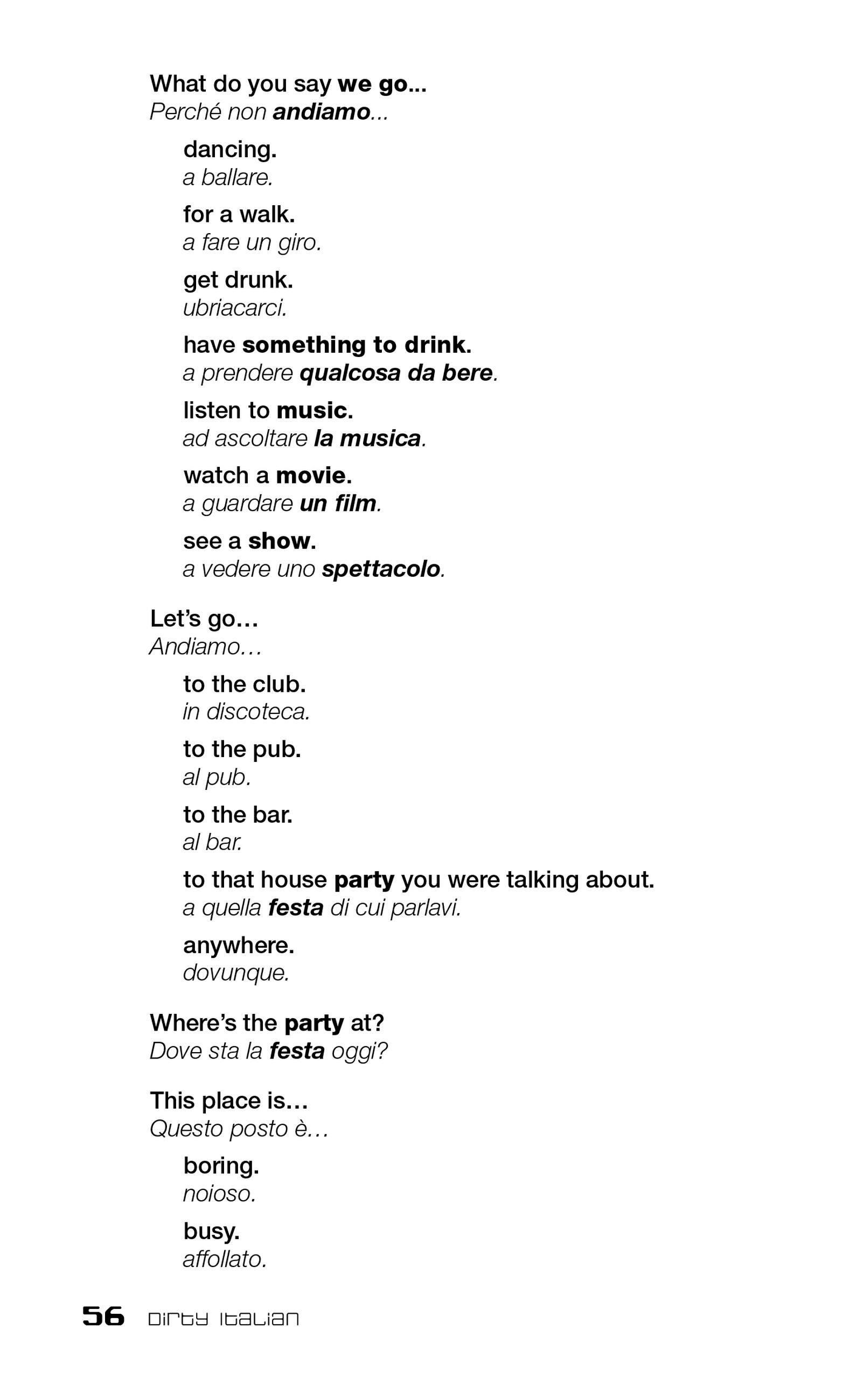 Beispielinhalt (Bild) Dirty Italian: Third Edition