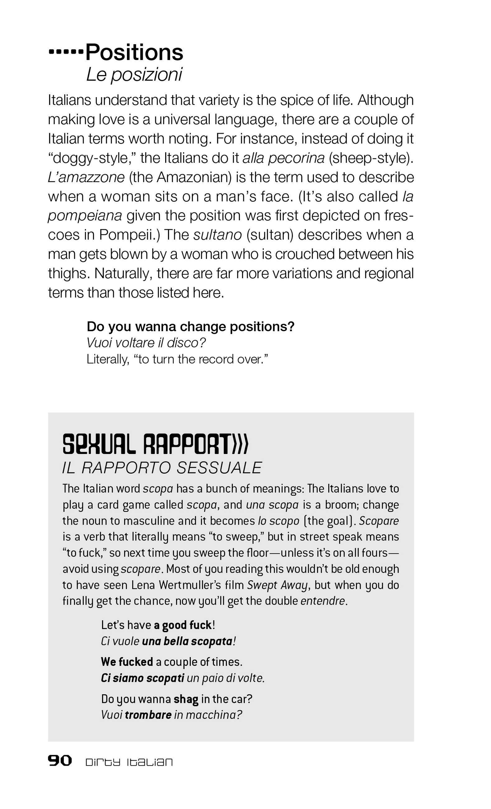 Beispielinhalt (Bild) Dirty Italian: Third Edition