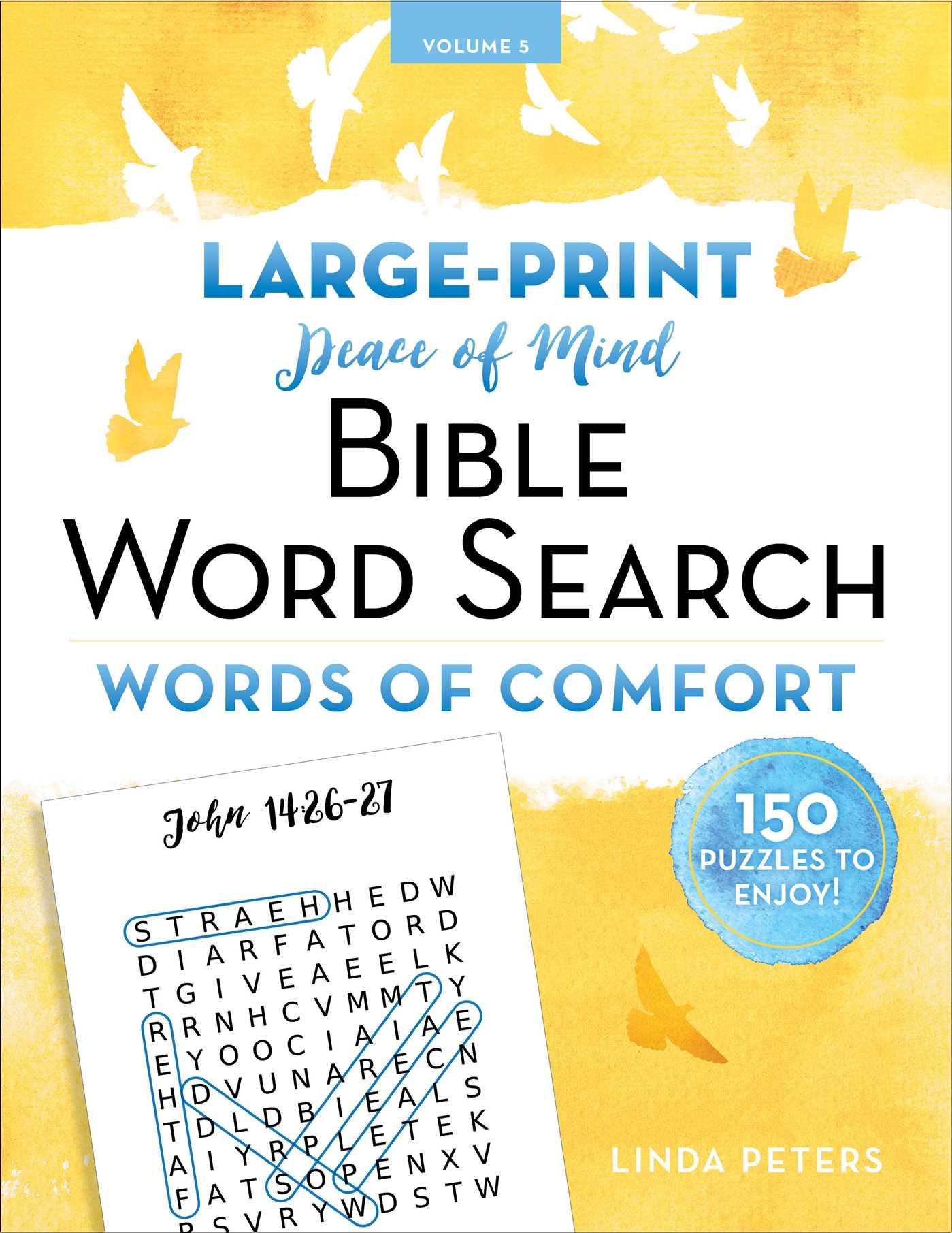 Vorderes Coverbild Peace of Mind Bible Word Search: Words of Comfort