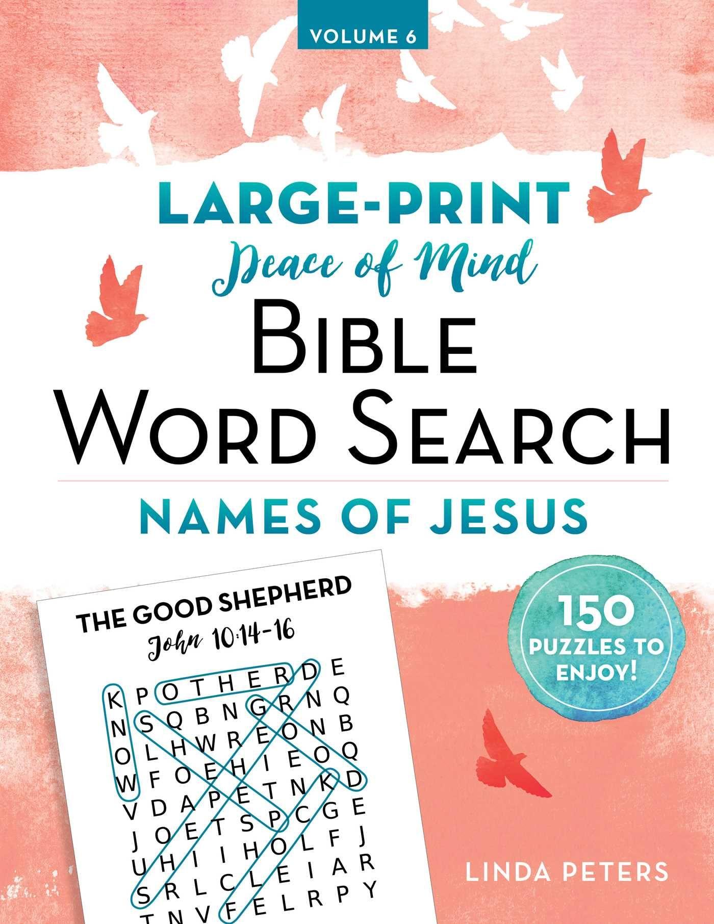 Vorderes Coverbild Peace of Mind Bible Word Search: Names of Jesus