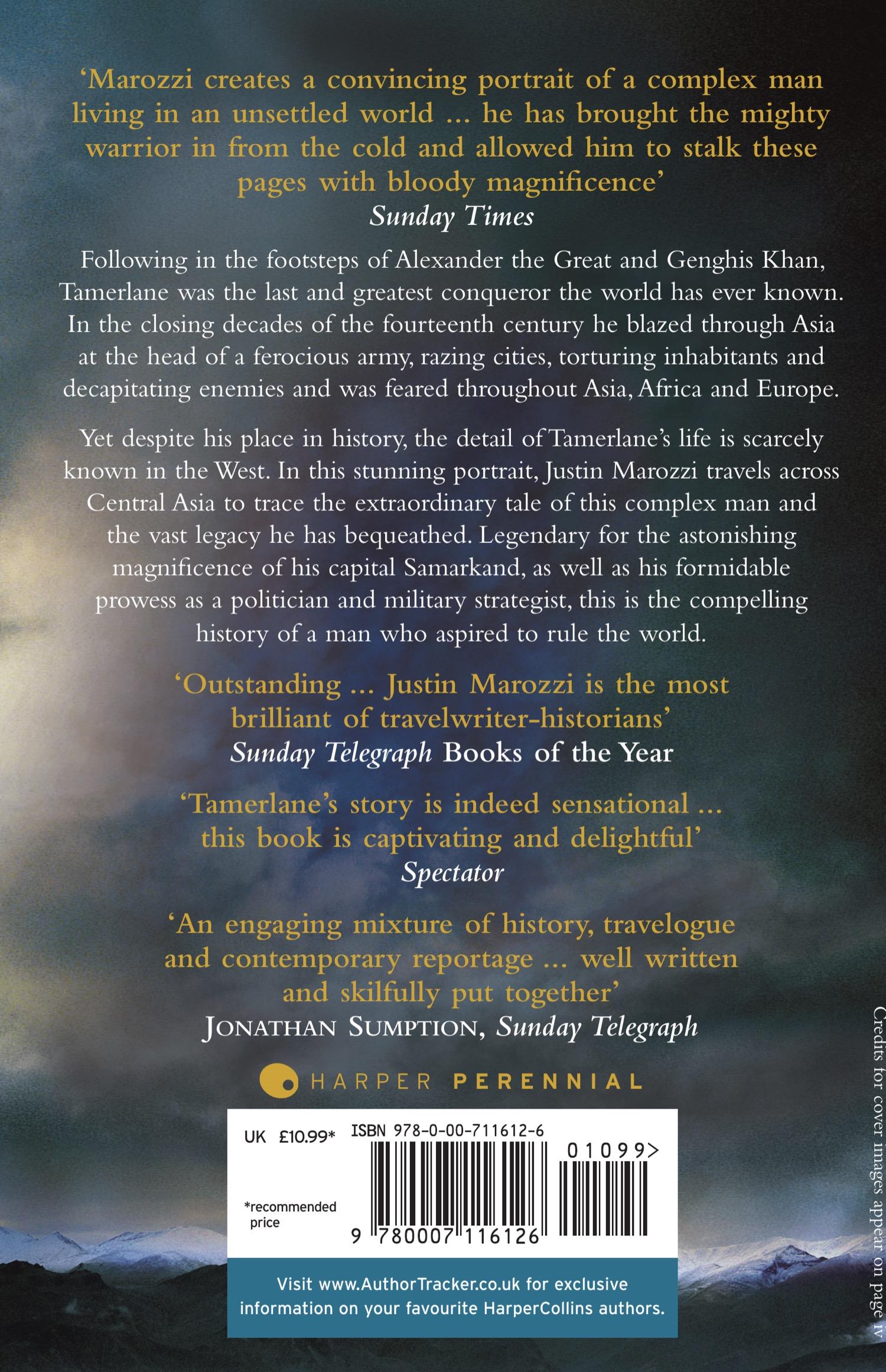 Rückseitencover Tamerlane