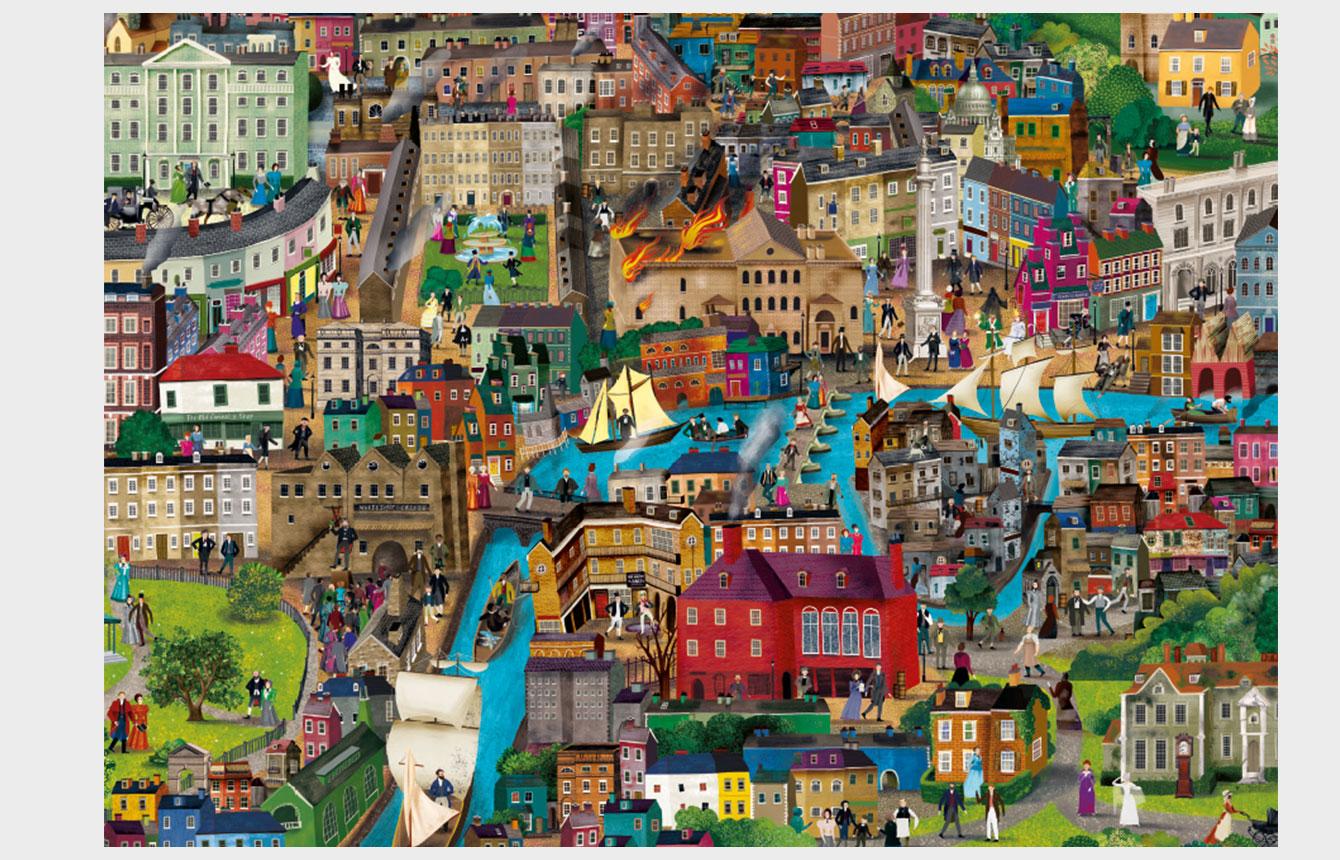 Beispielinhalt (Bild) The World of Charles Dickens 1000 Piece Puzzle
