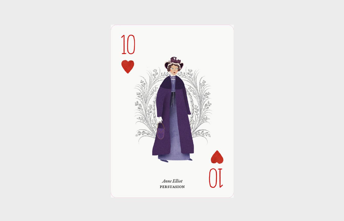 Beispielinhalt (Bild) Jane Austen Playing Cards