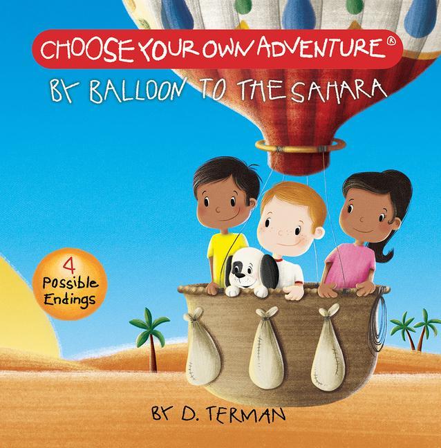 Vorderes Coverbild By Balloon to the Sahara Board Book (Choose Your Own Adventure)