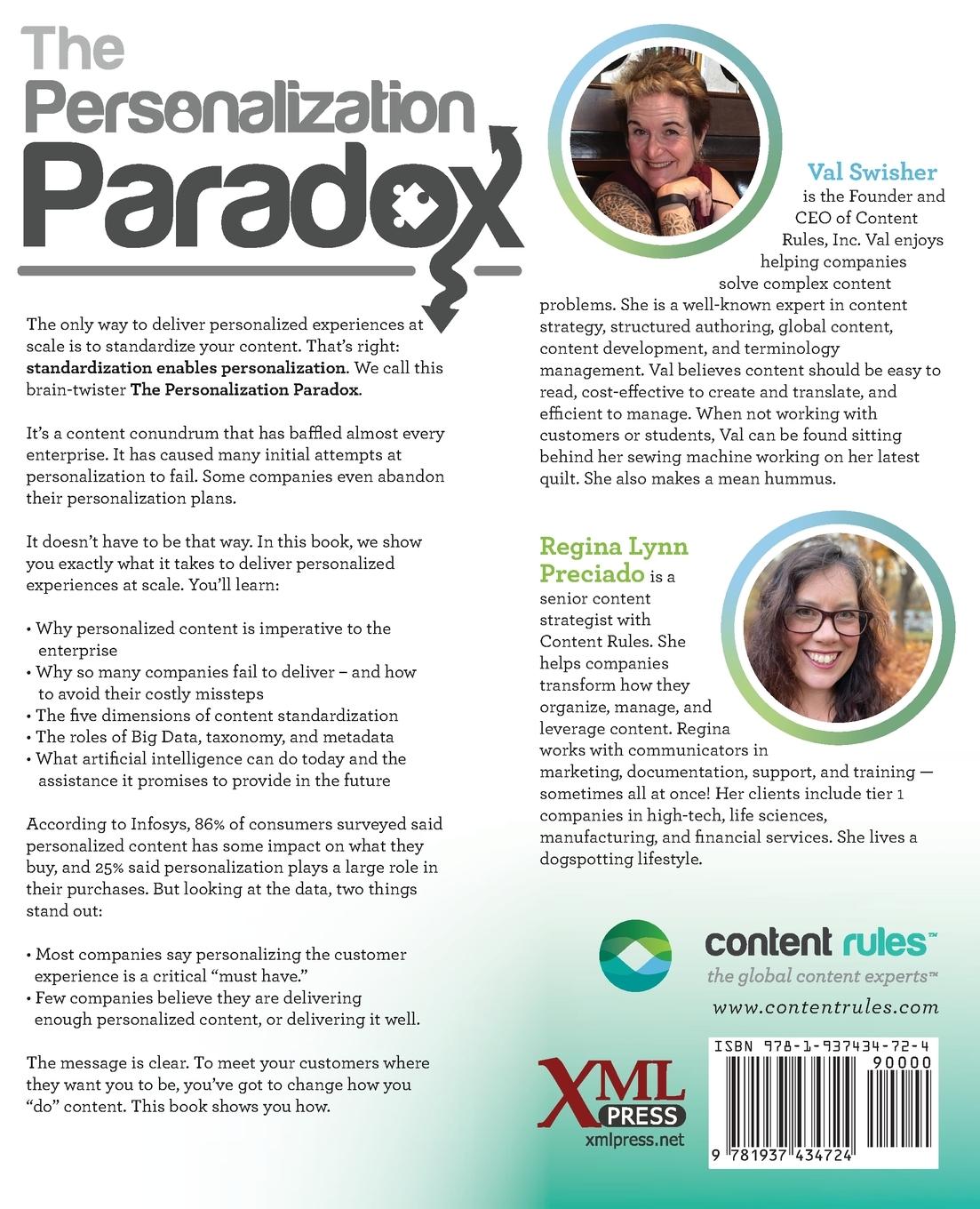 Rückseitencover The Personalization Paradox