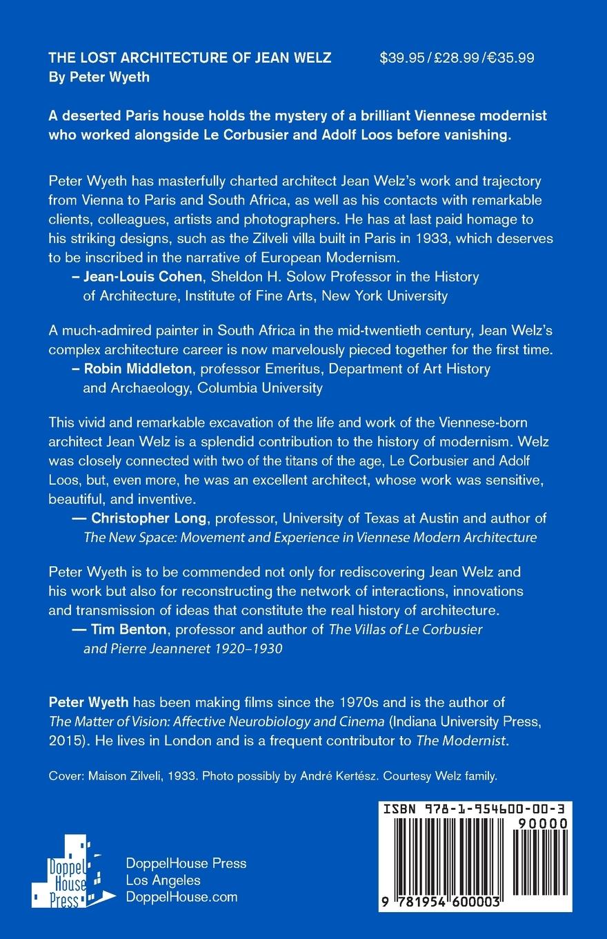 Rückseitencover The Lost Architecture of Jean Welz
