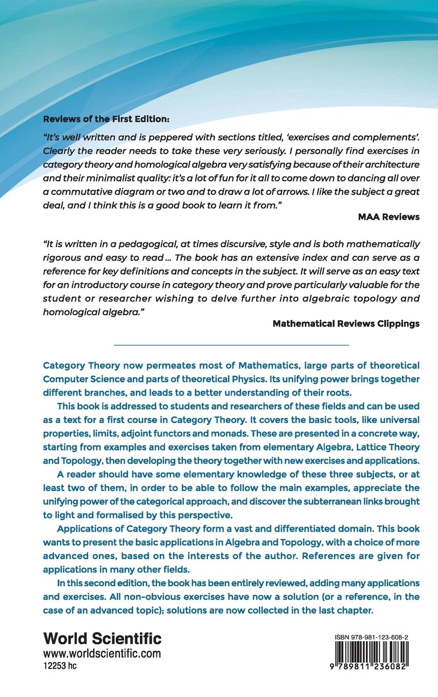 Rückseitencover CATEGORY THEORY & APPL (2ND ED)