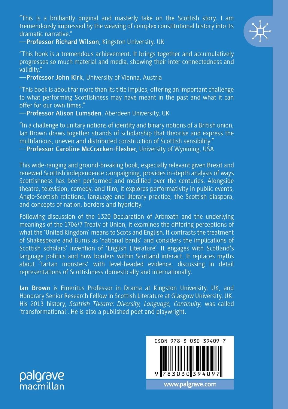 Rückseitencover Performing Scottishness