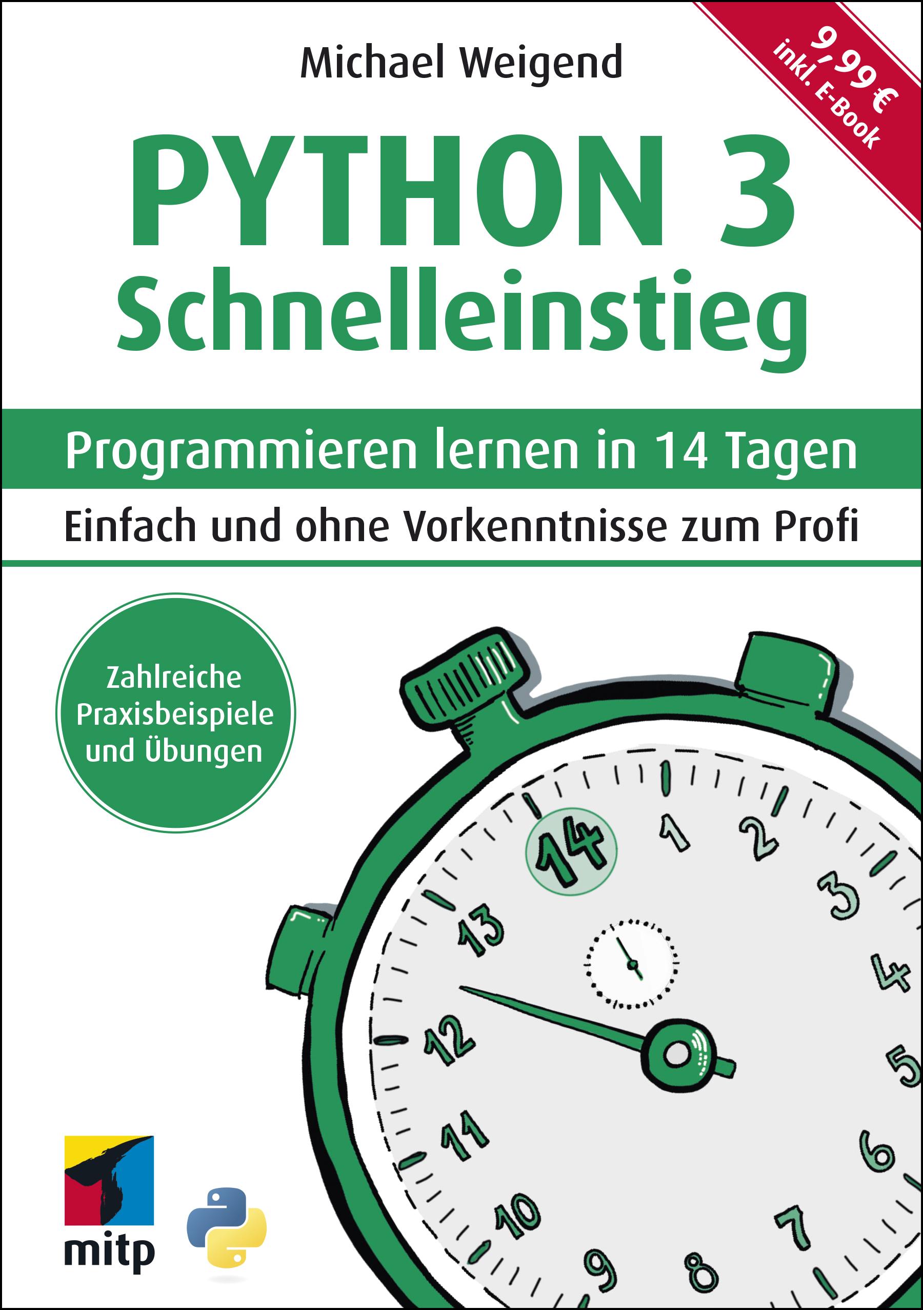 Vorderes Coverbild Python 3 Schnelleinstieg