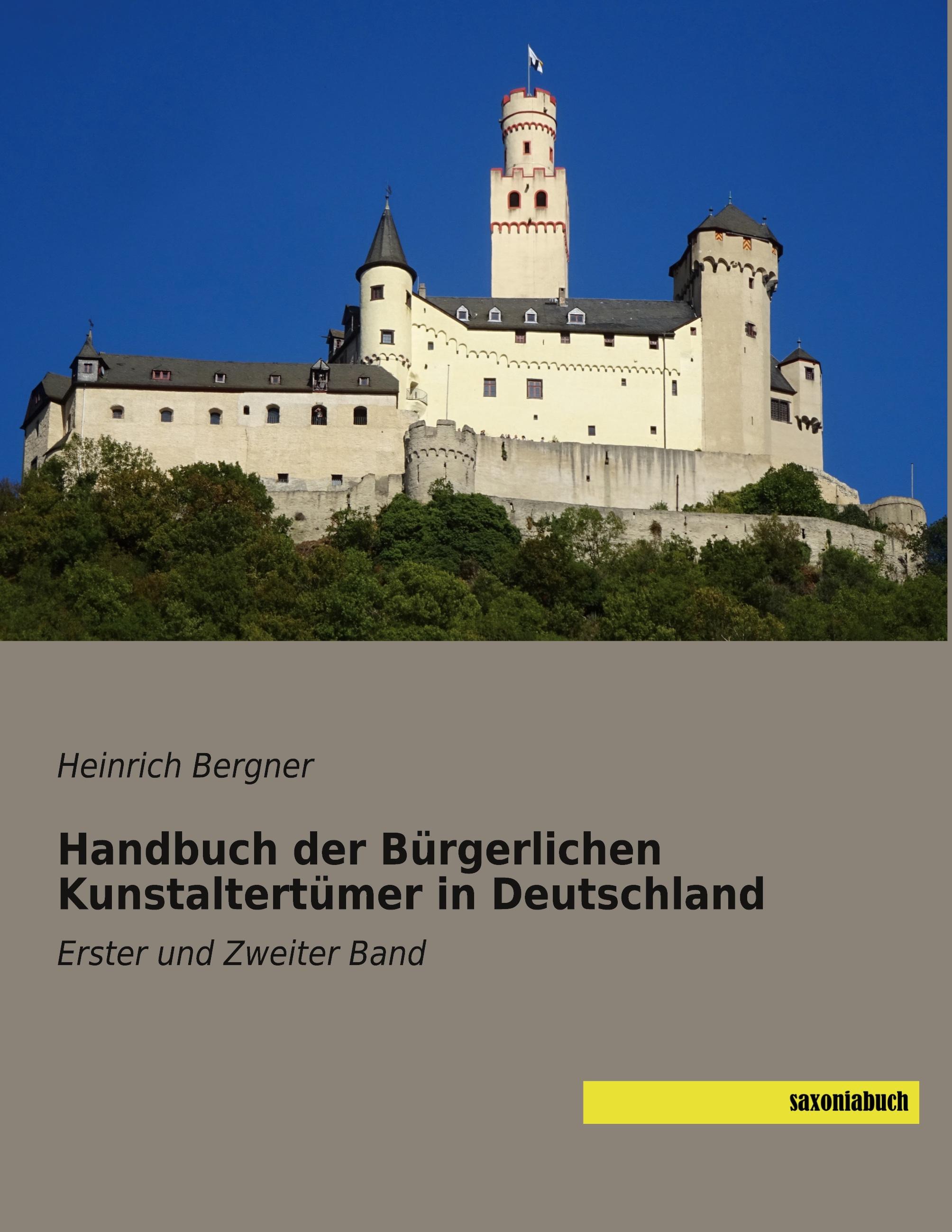 Vorderes Coverbild Handbuch der Bürgerlichen Kunstaltertümer in Deutschland