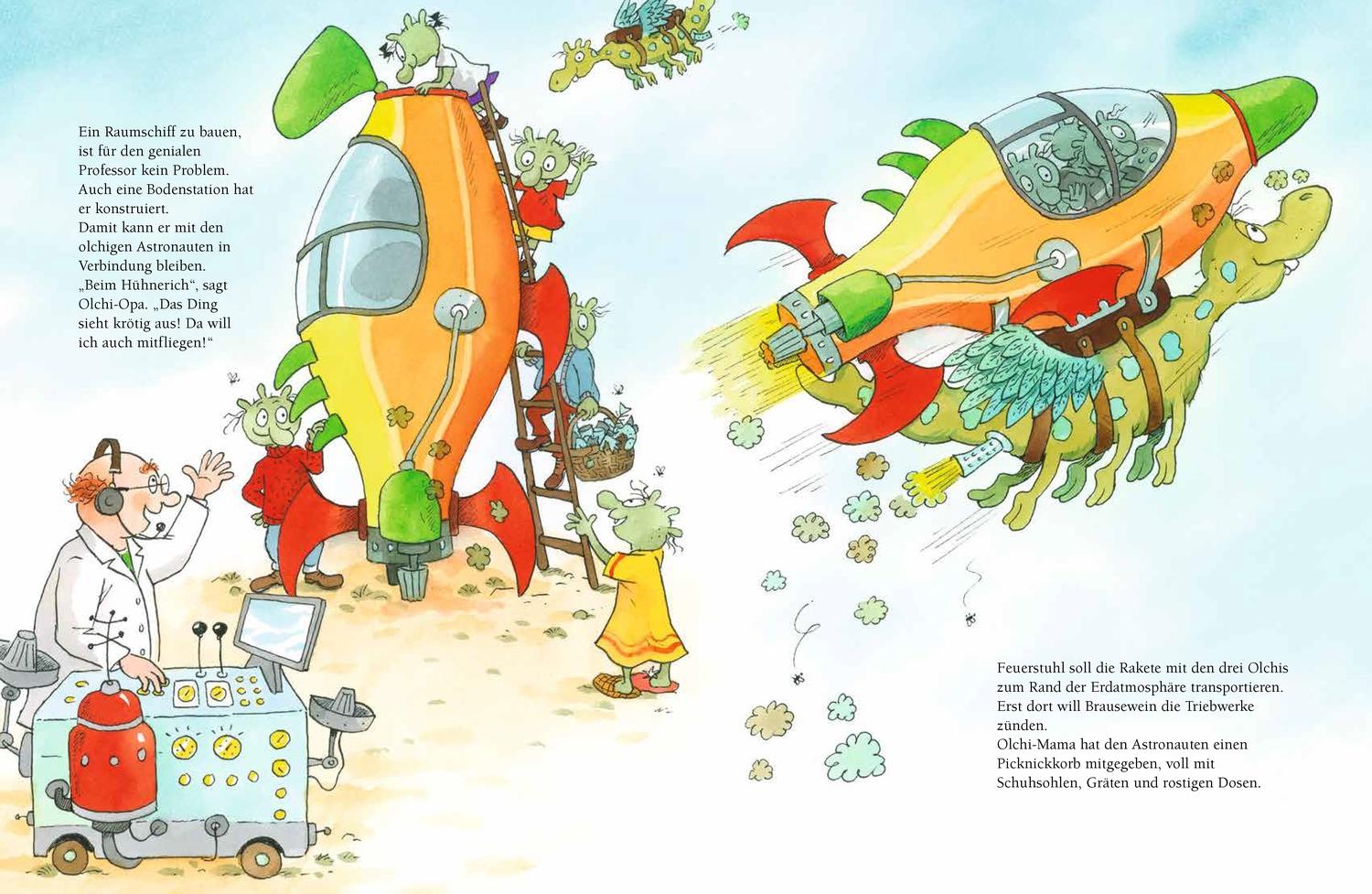 Beispielinhalt (Bild) Die Olchis. Das große Weltraumabenteuer