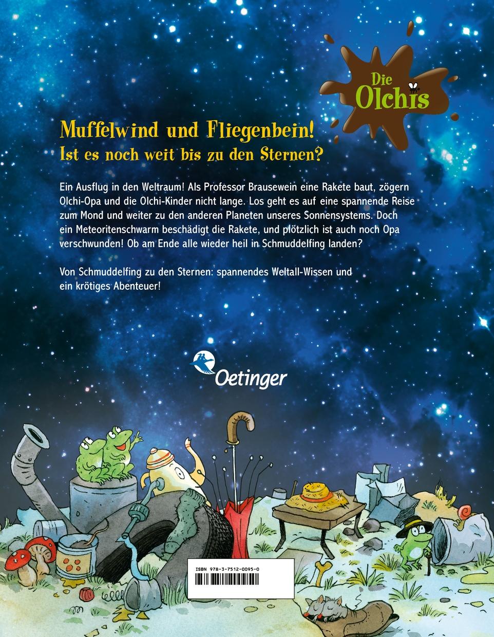 Rückseitencover Die Olchis. Das große Weltraumabenteuer
