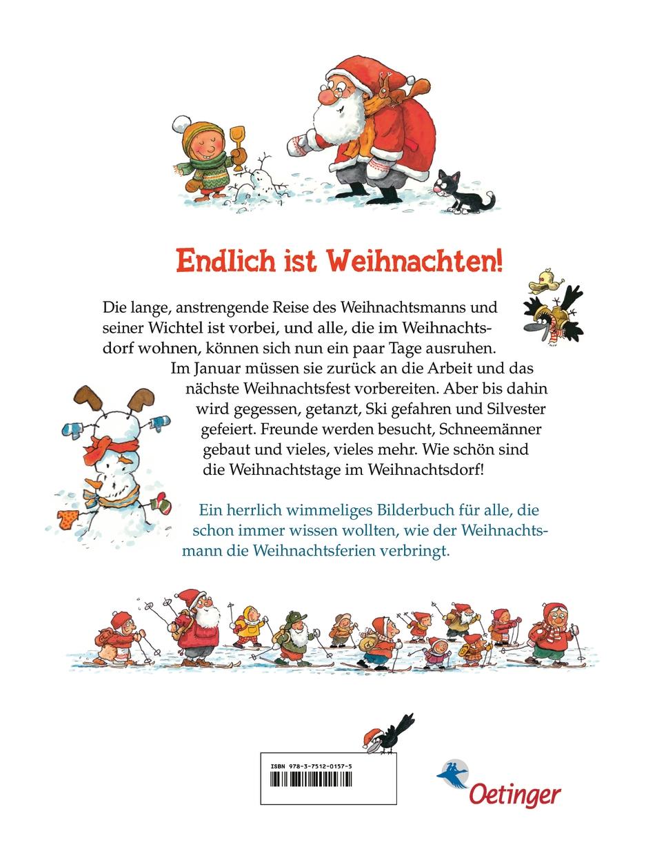 Rückseitencover Der Weihnachtsmann macht Ferien