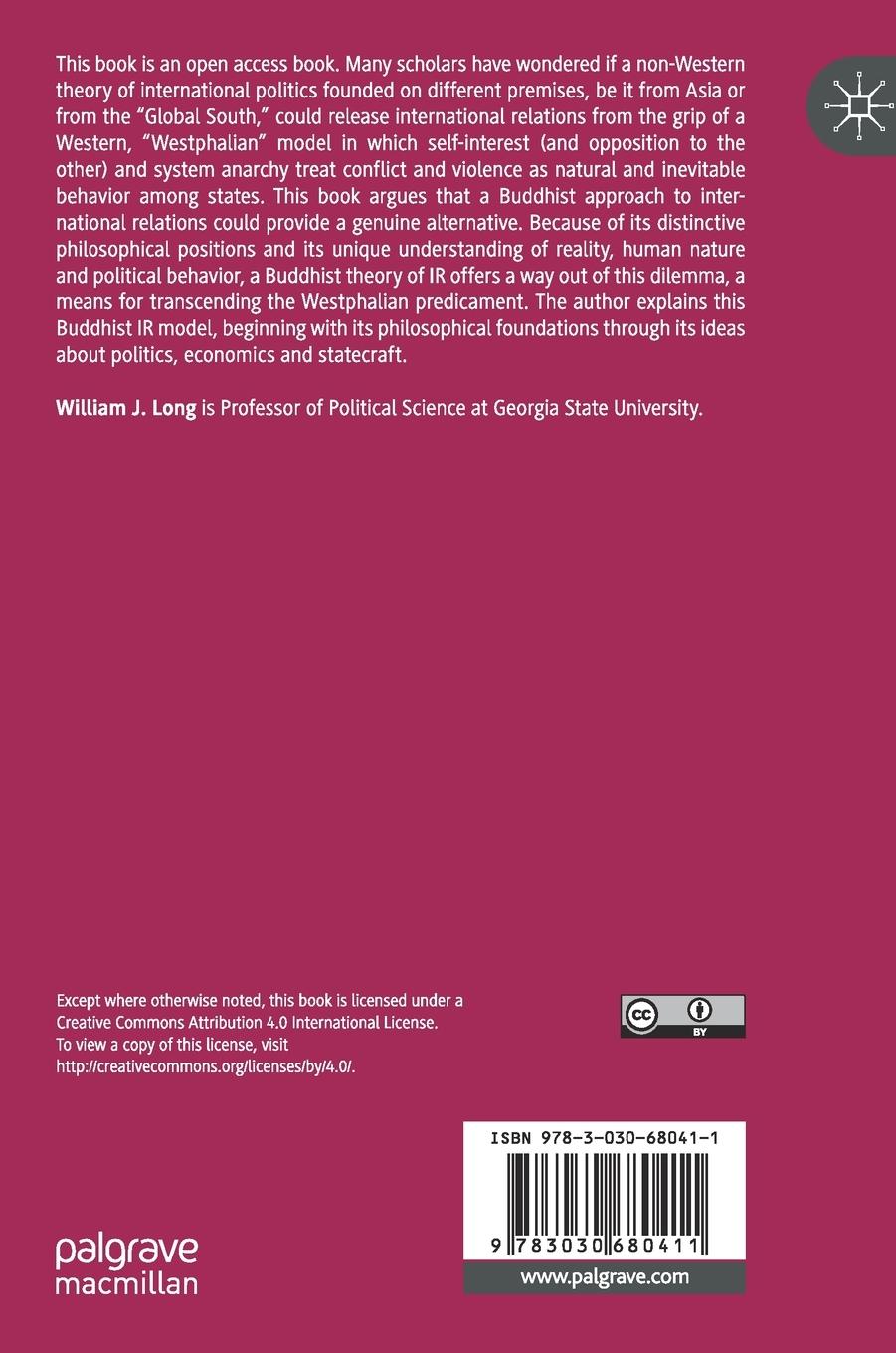 Rückseitencover A Buddhist Approach to International Relations