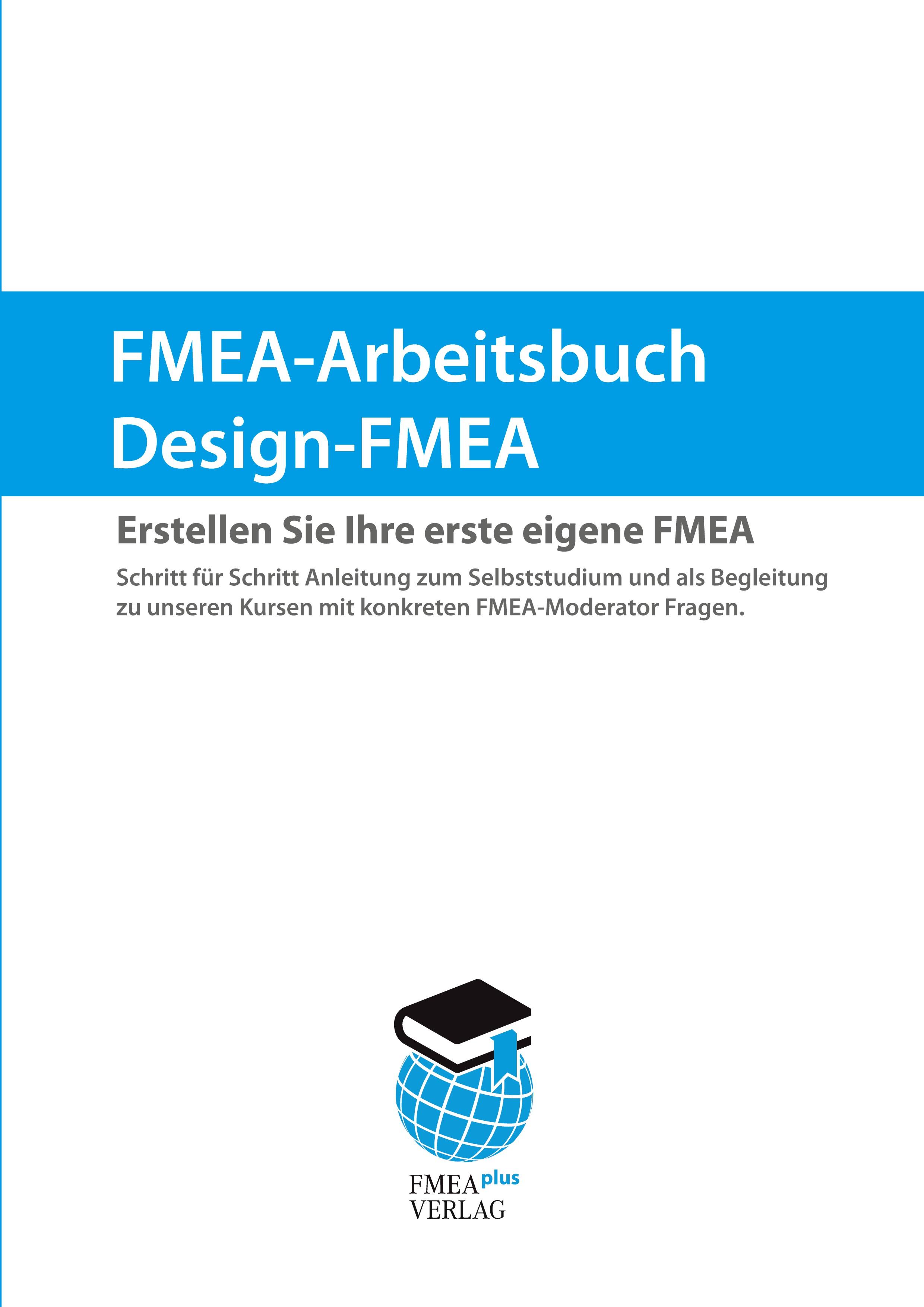 Vorderes Coverbild Design-FMEA Arbeitsbuch