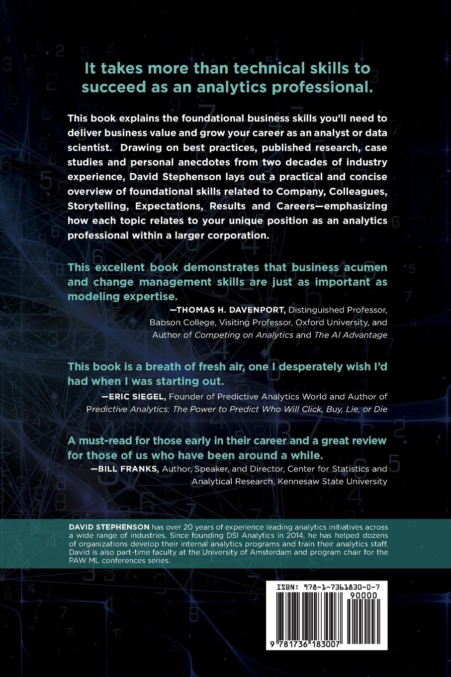 Rückseitencover Business Skills for Data Scientists