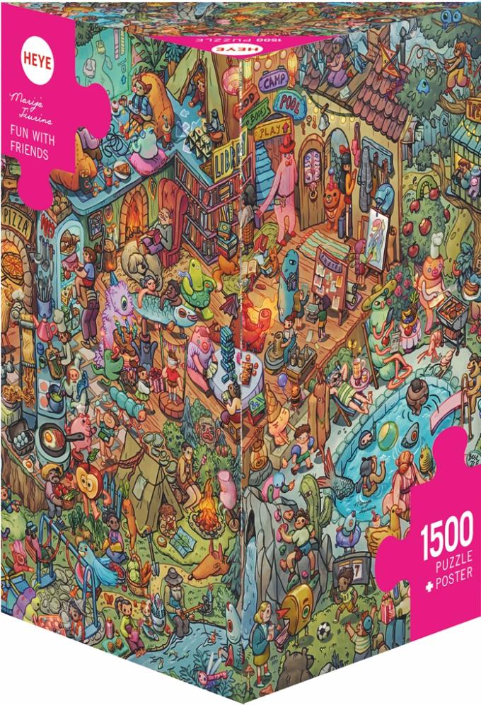 Vorderes Coverbild Fun With Friends Puzzle 1500 Teile